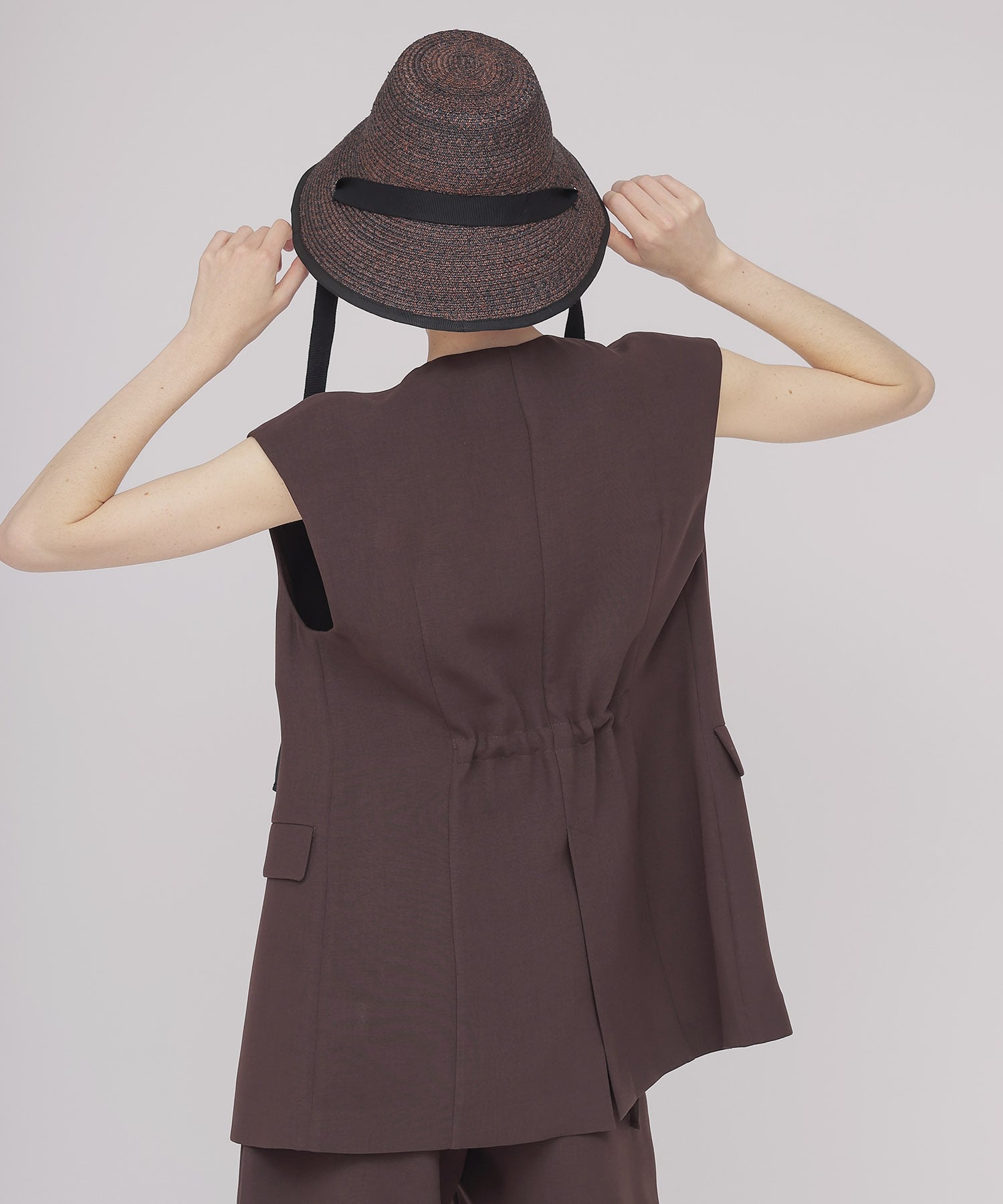 double breast gilet