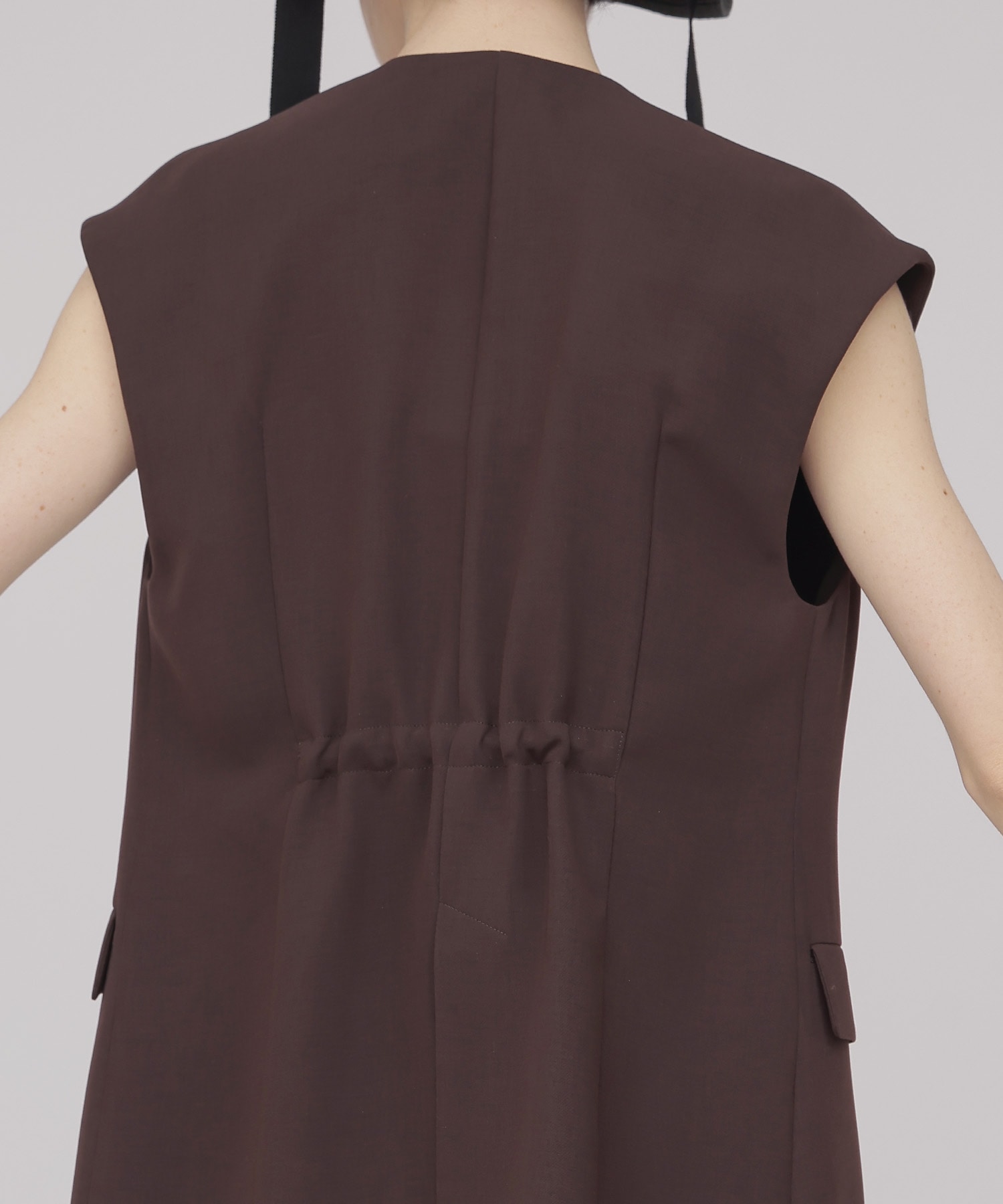 double breast gilet