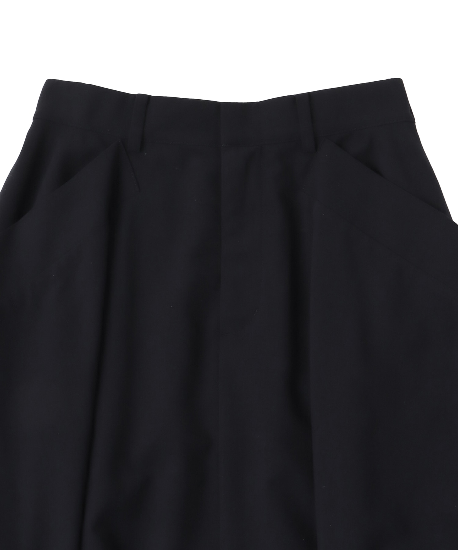 sheer irregular hem skirt