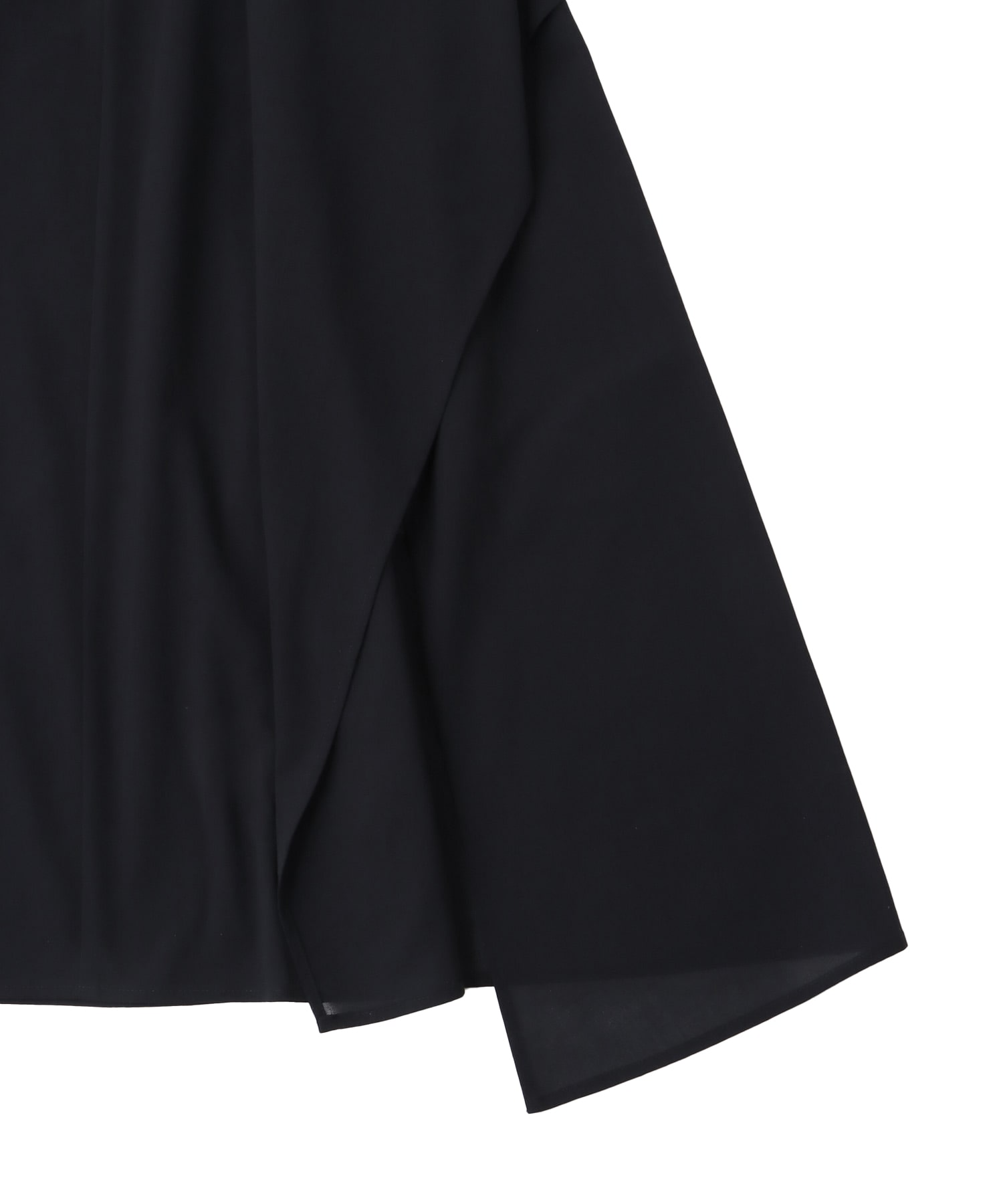 sheer irregular hem skirt