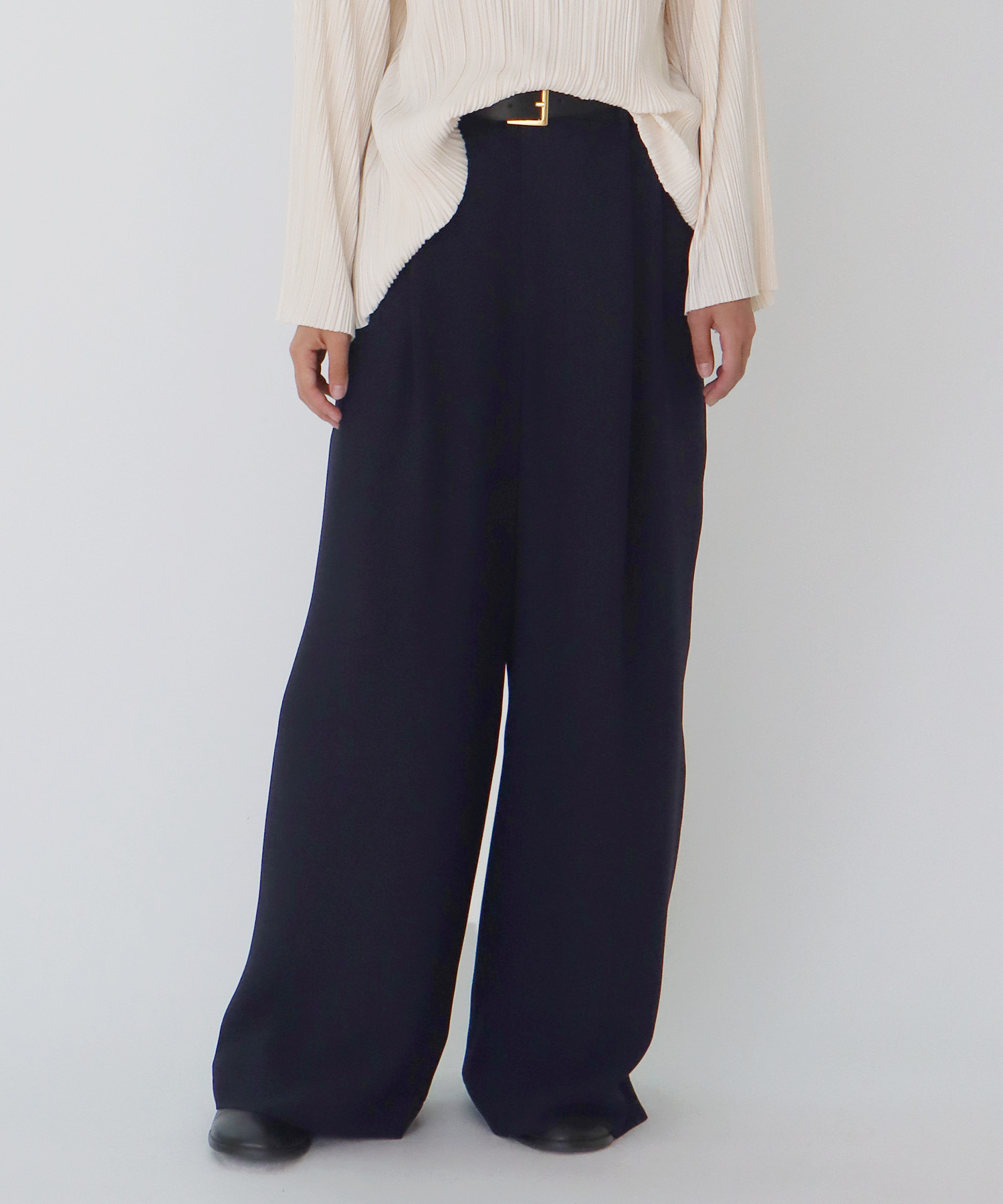 MELANGE effortless wide pants