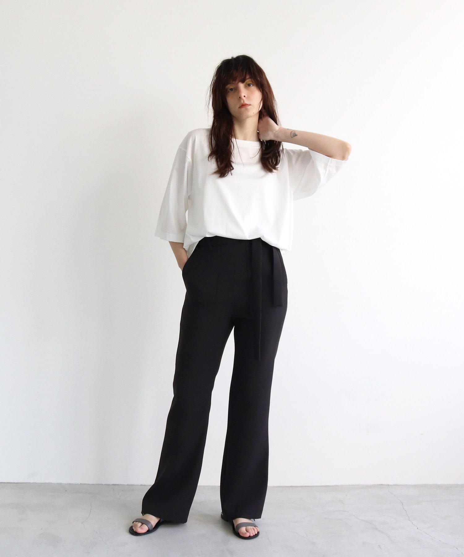stretch river bootcut pants