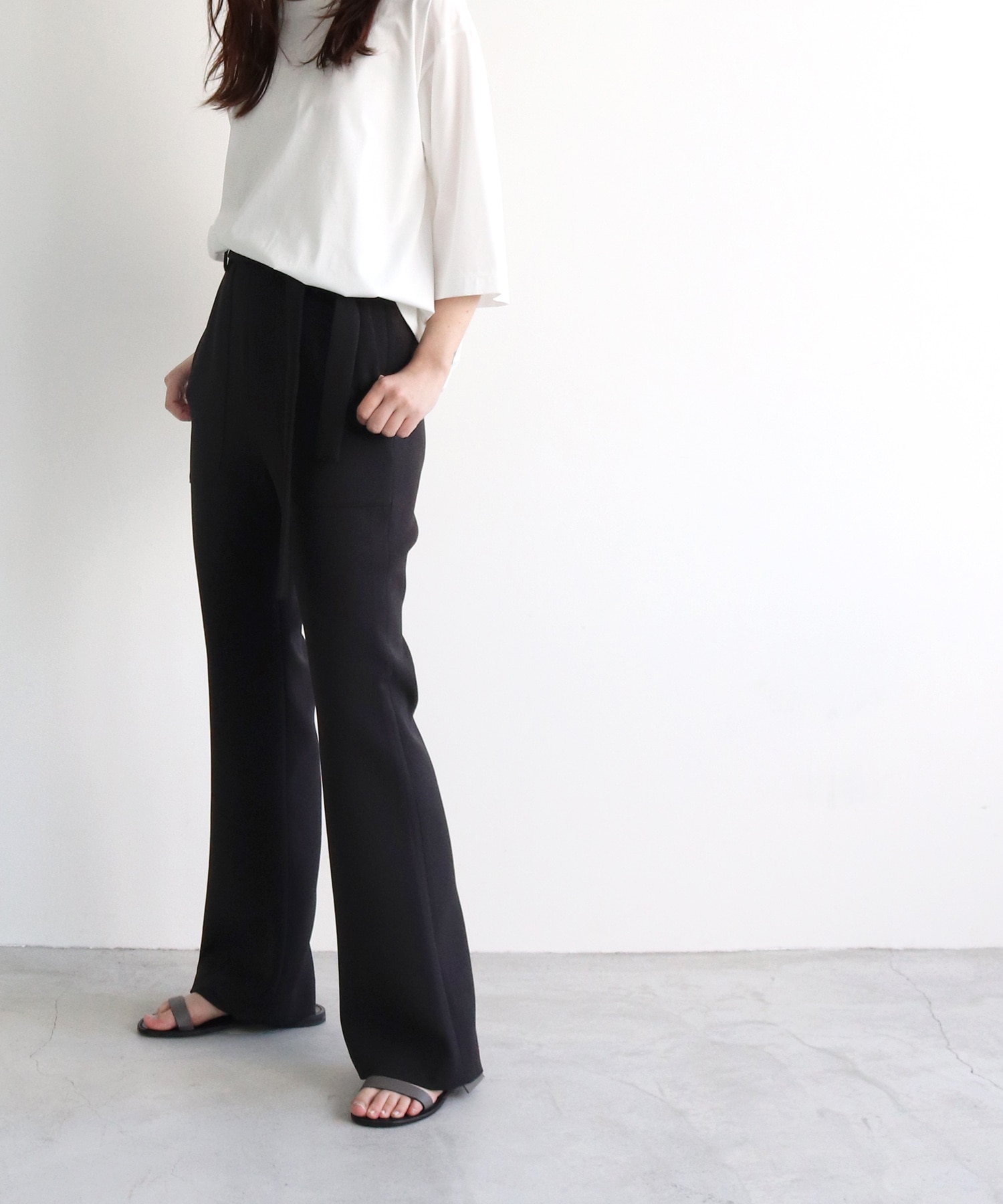 stretch river bootcut pants