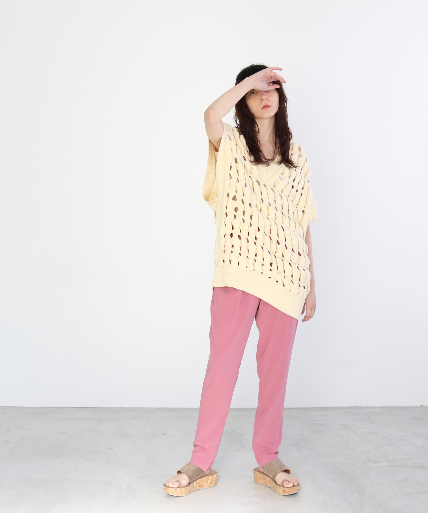 acetate heritage slit pants