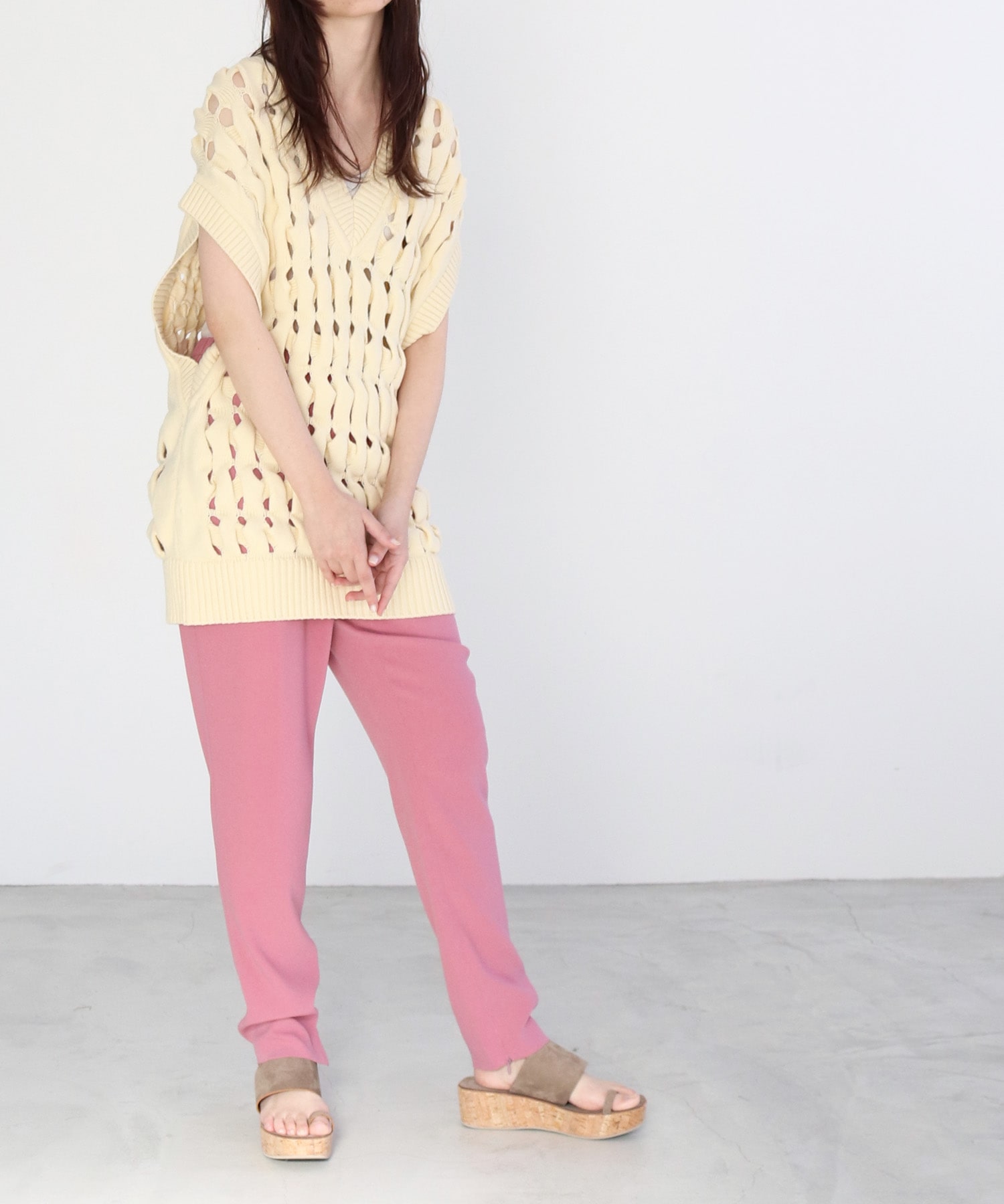 acetate heritage slit pants