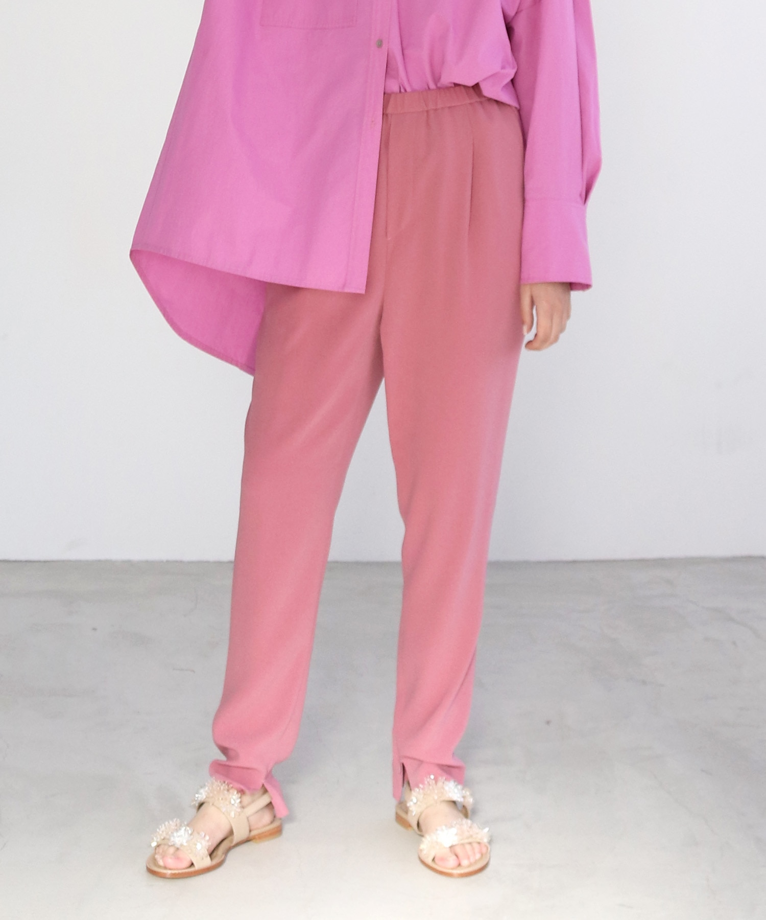 acetate heritage slit pants