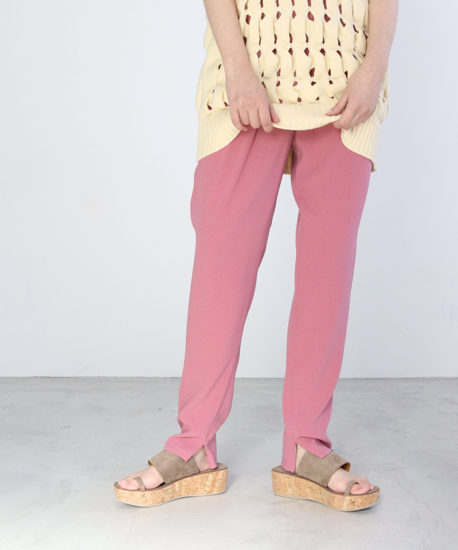 acetate heritage slit pants