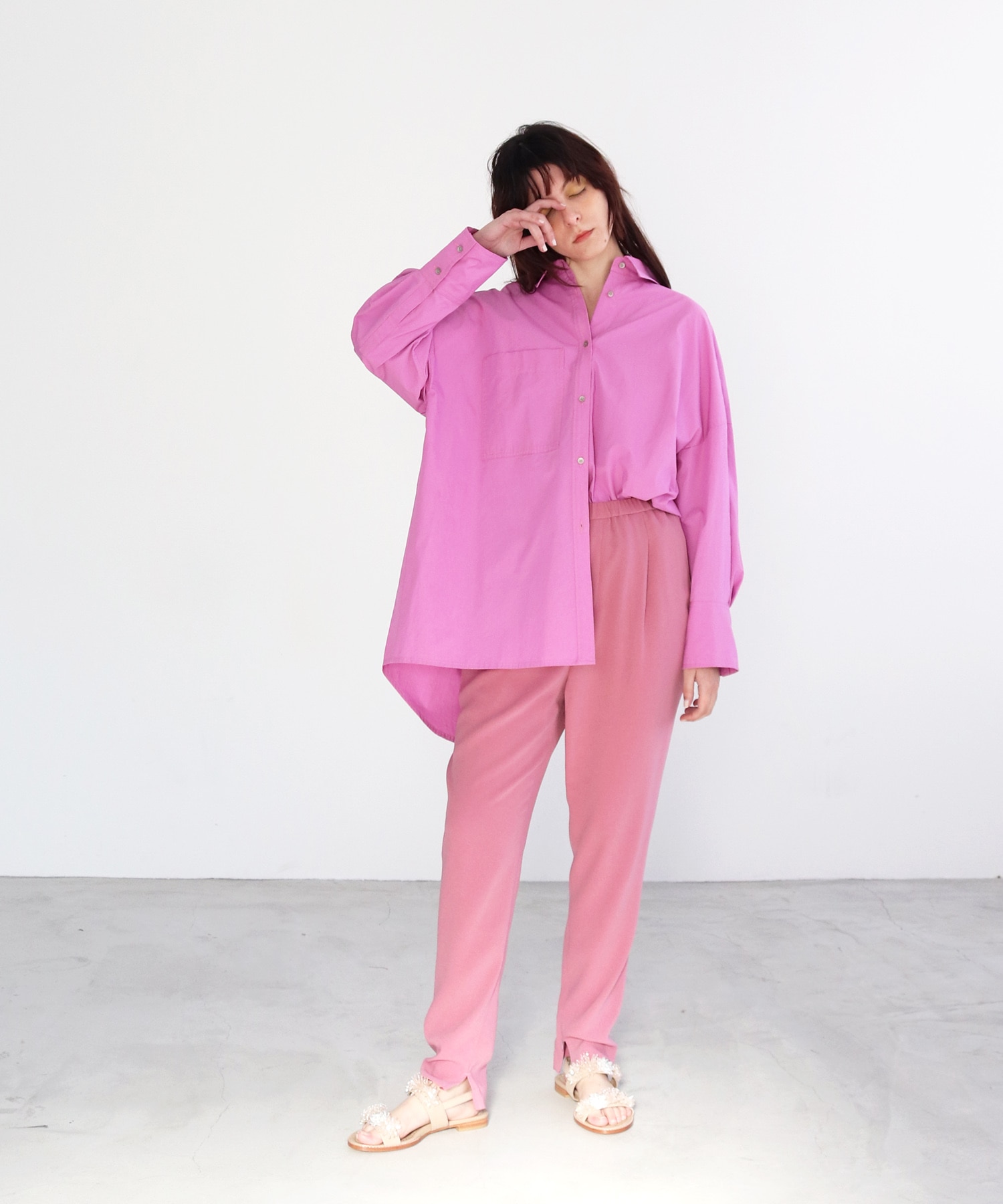 acetate heritage slit pants