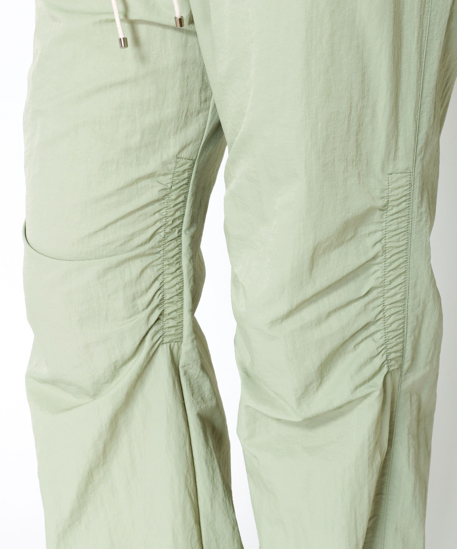 washer nylon gather design pants
