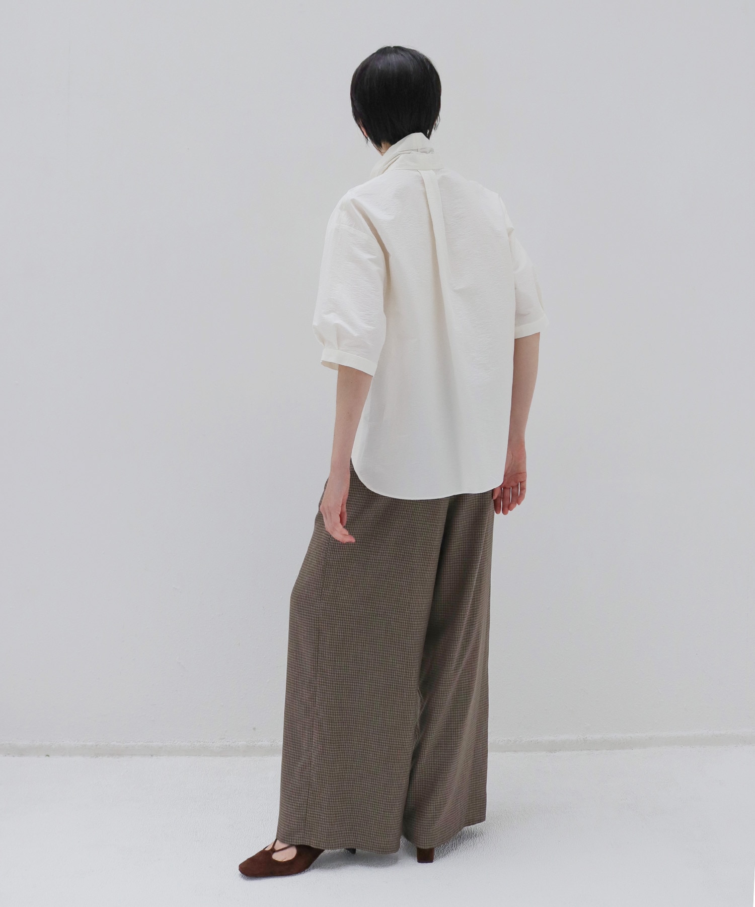 washer bow tie blouse