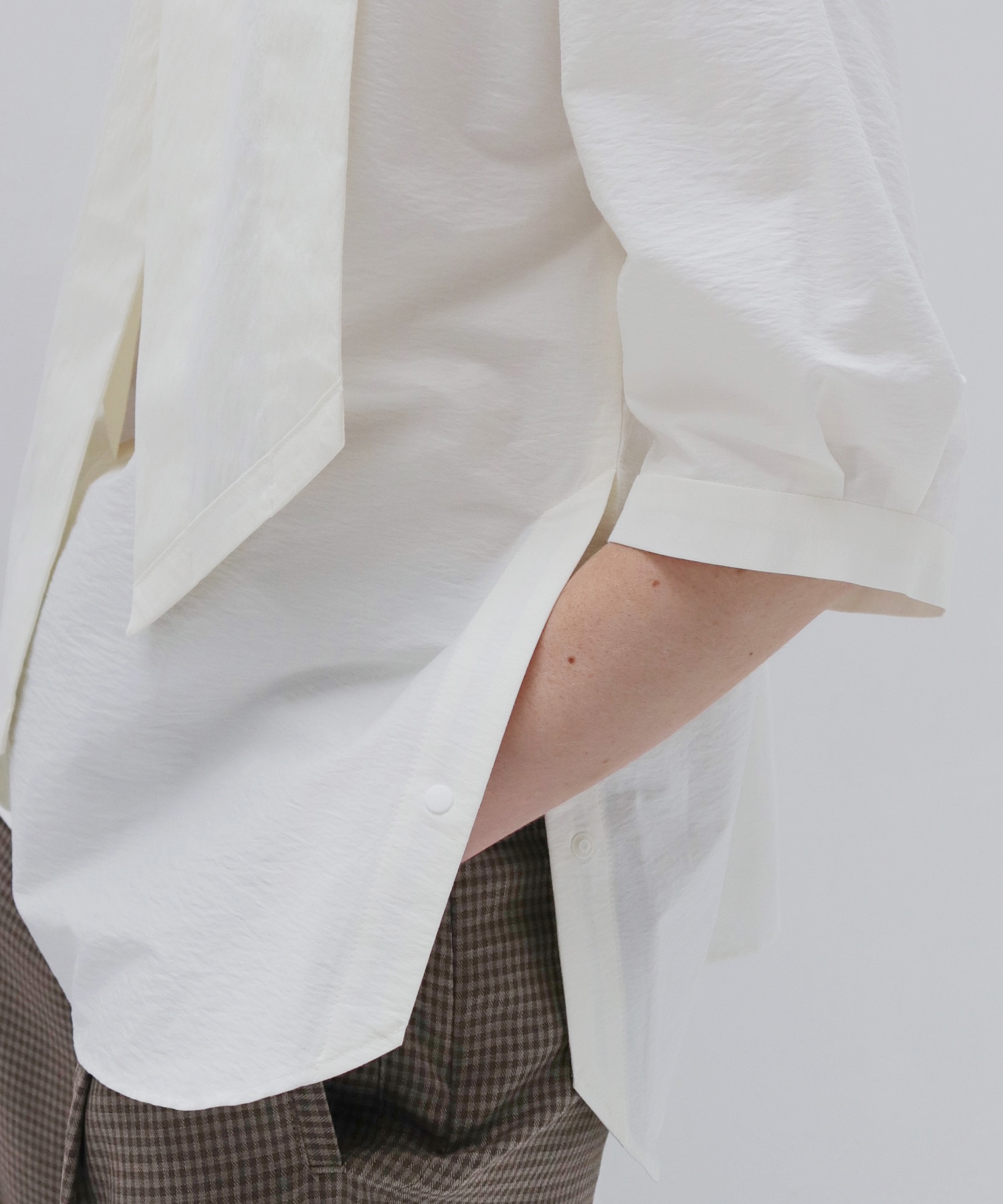 washer bow tie blouse