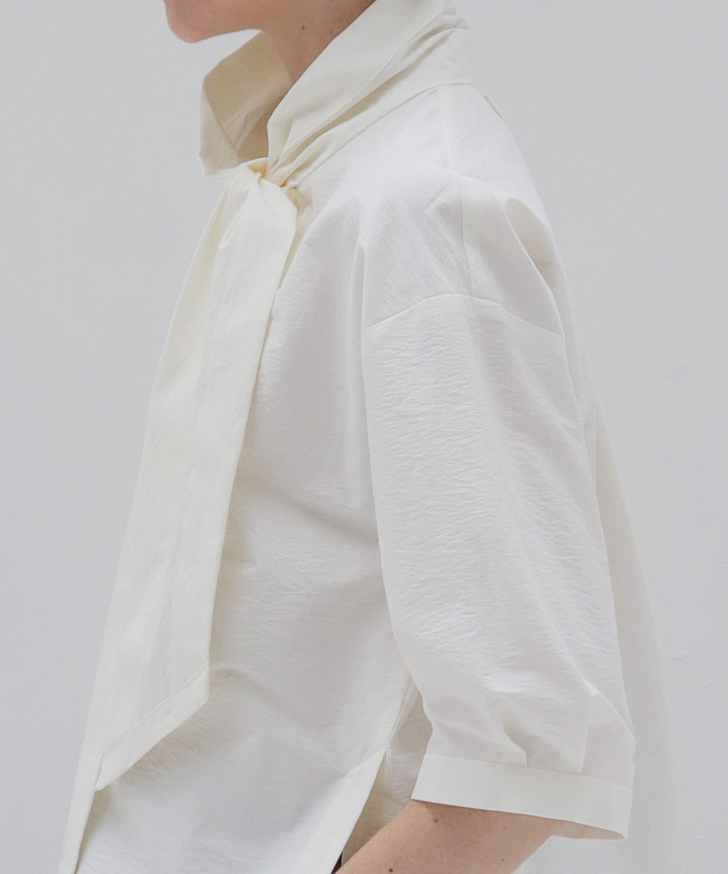 washer bow tie blouse