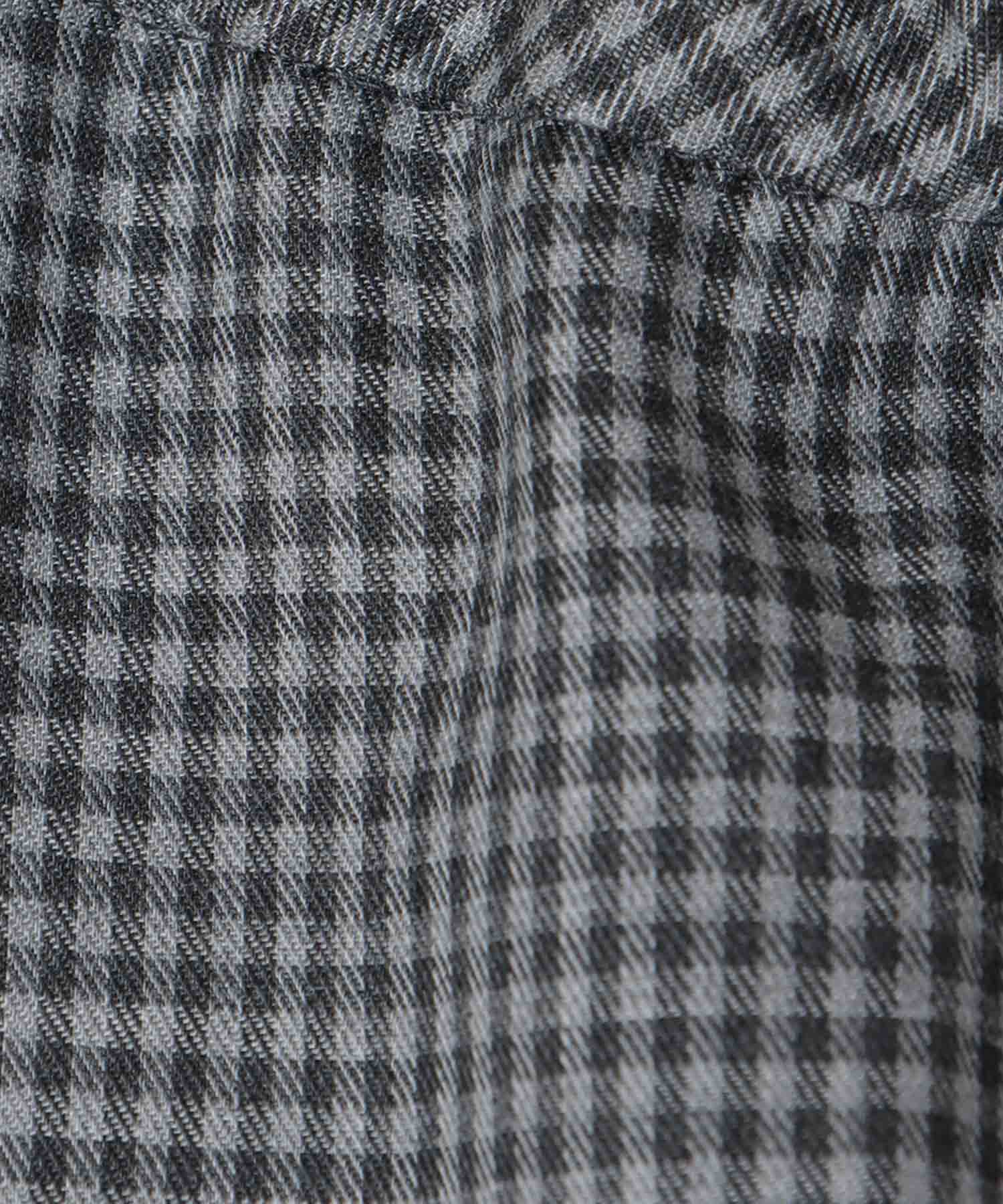 gingham check 2way off shoulder blouse