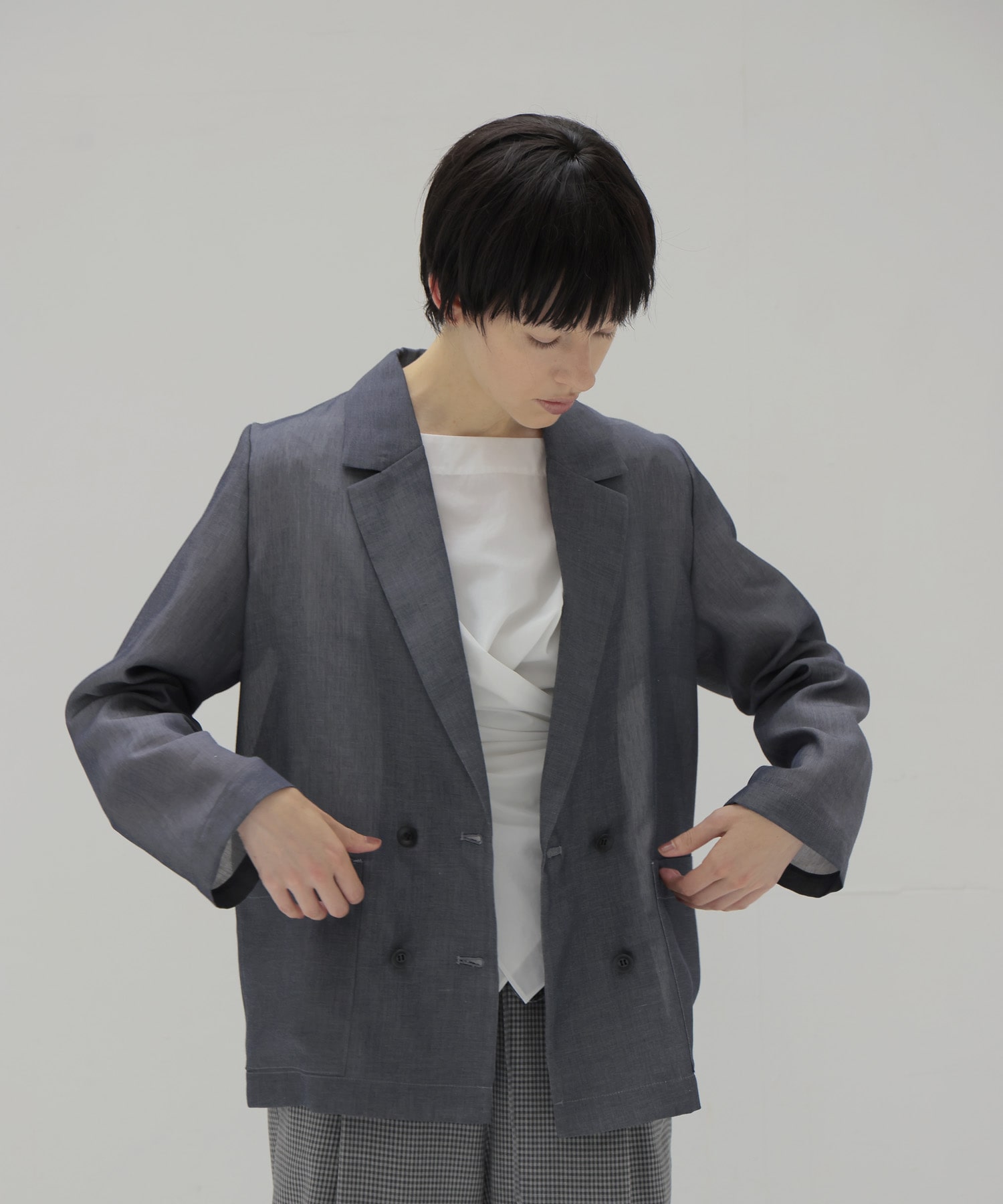 chambray light weight jacket
