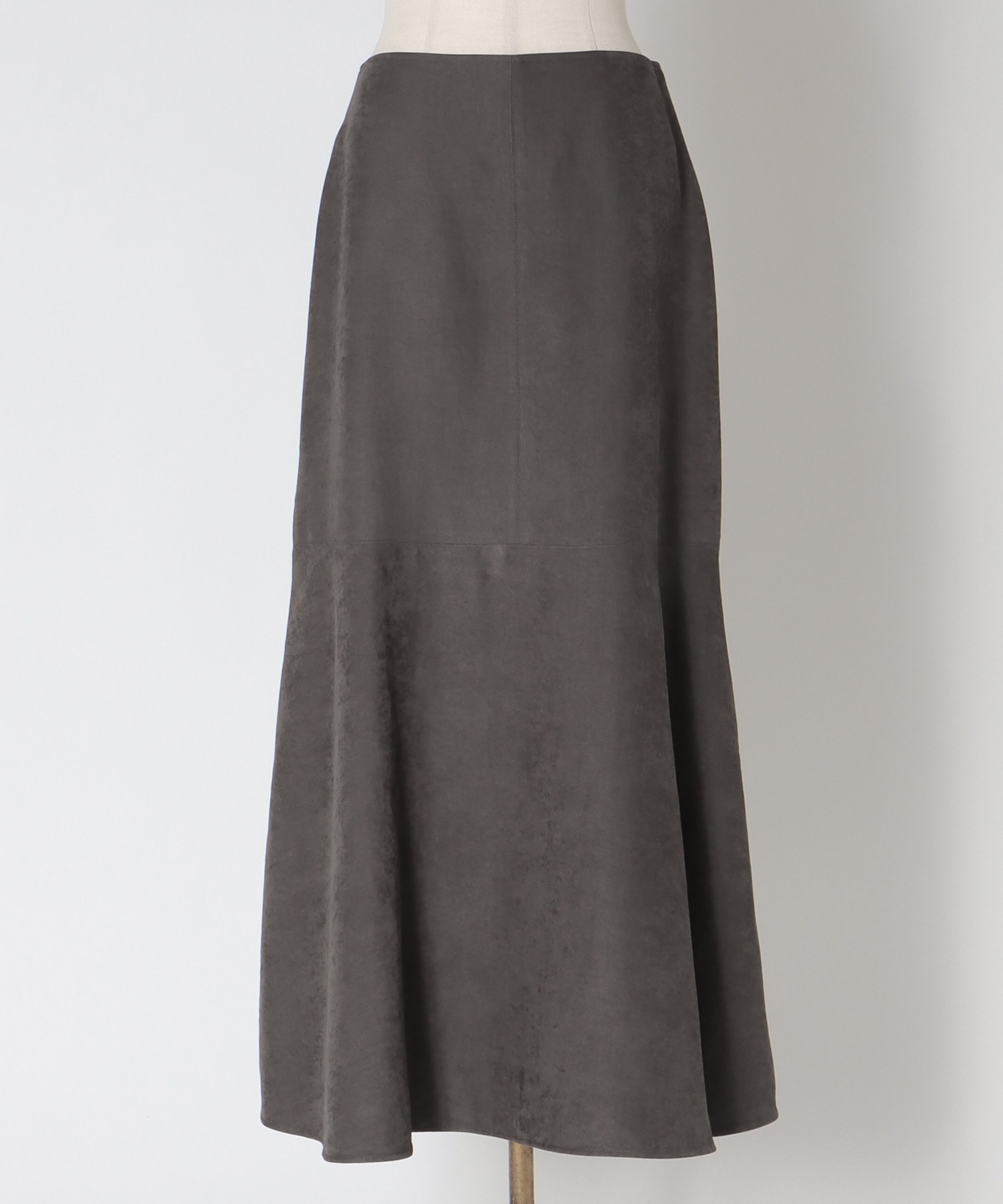 vintage smooth suede skirt