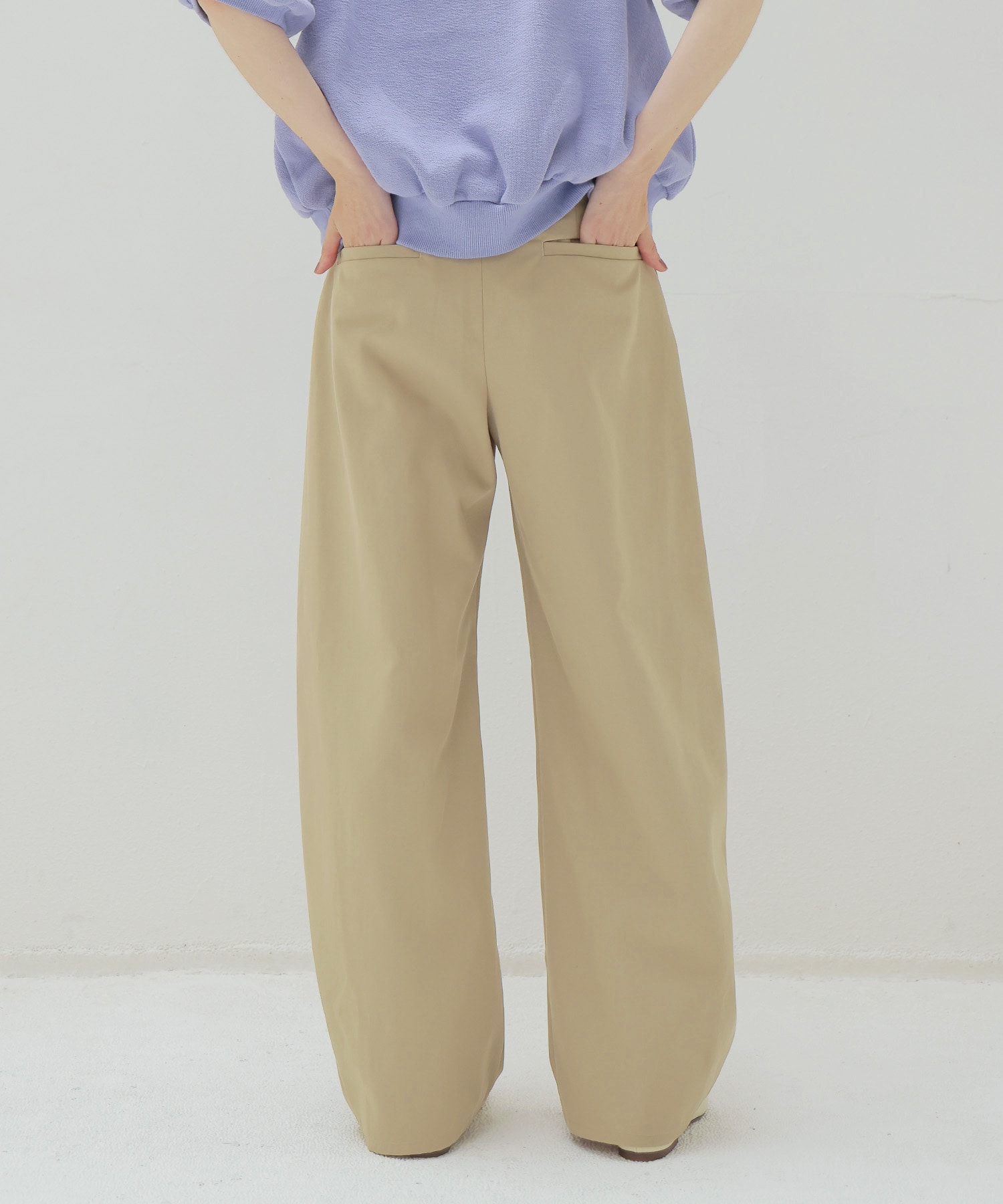 chino 3tuck trousers
