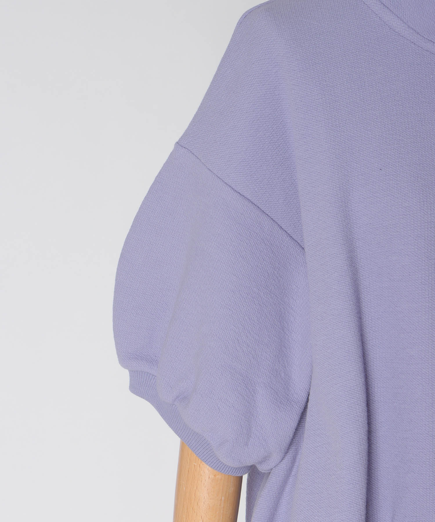 double face zip half sleeve pullover