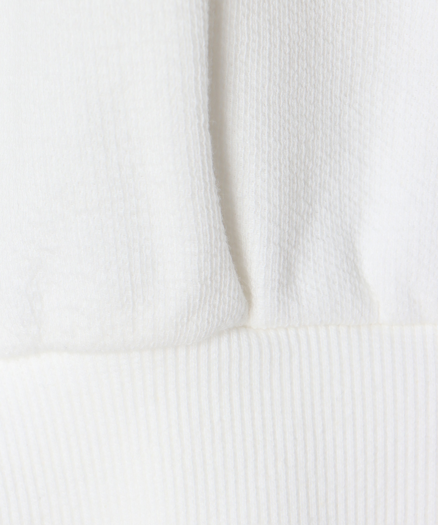 double face zip half sleeve pullover