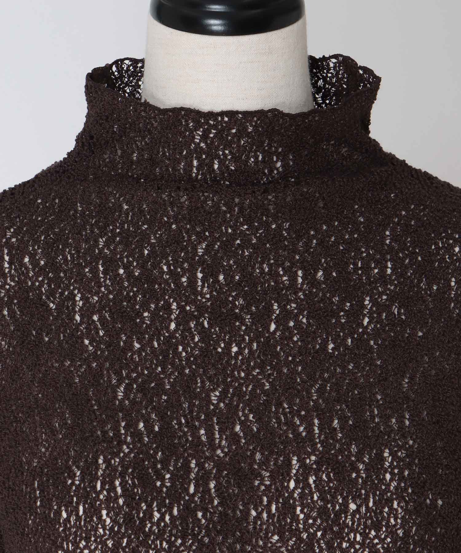 curly raschel half sleeve pullover | AND ON JIONE STORE
