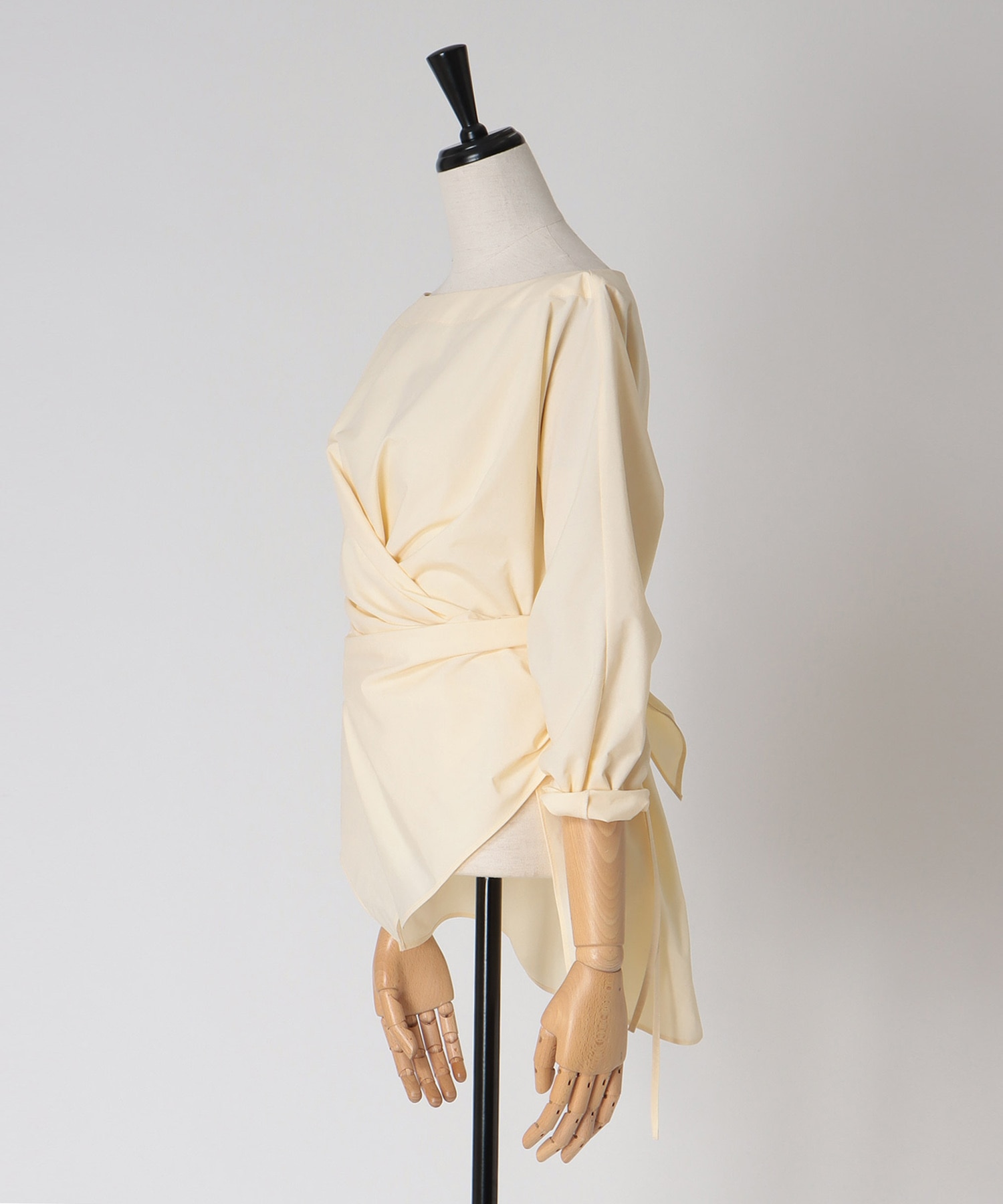 cross hem design shirt