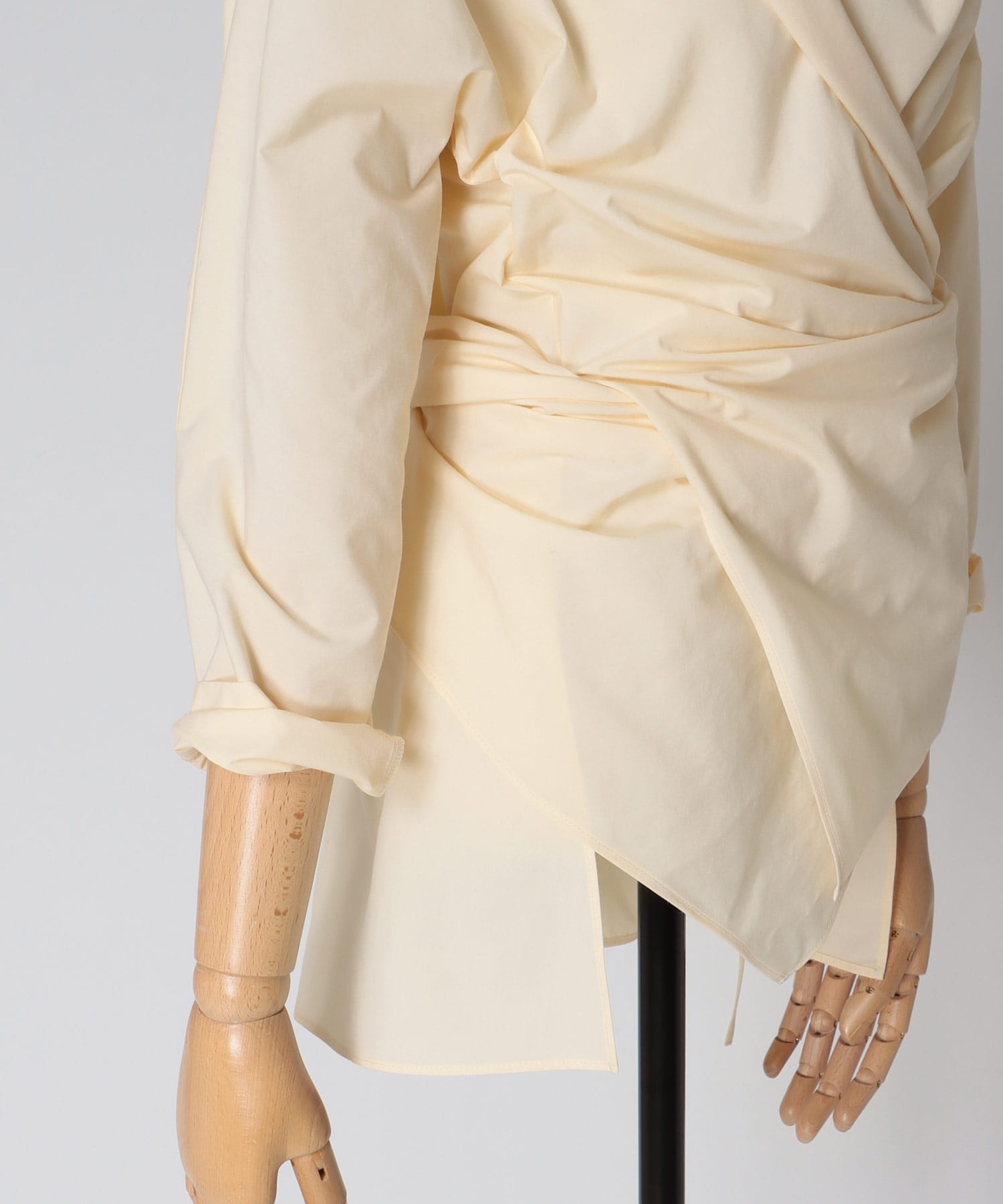 cross hem design shirt
