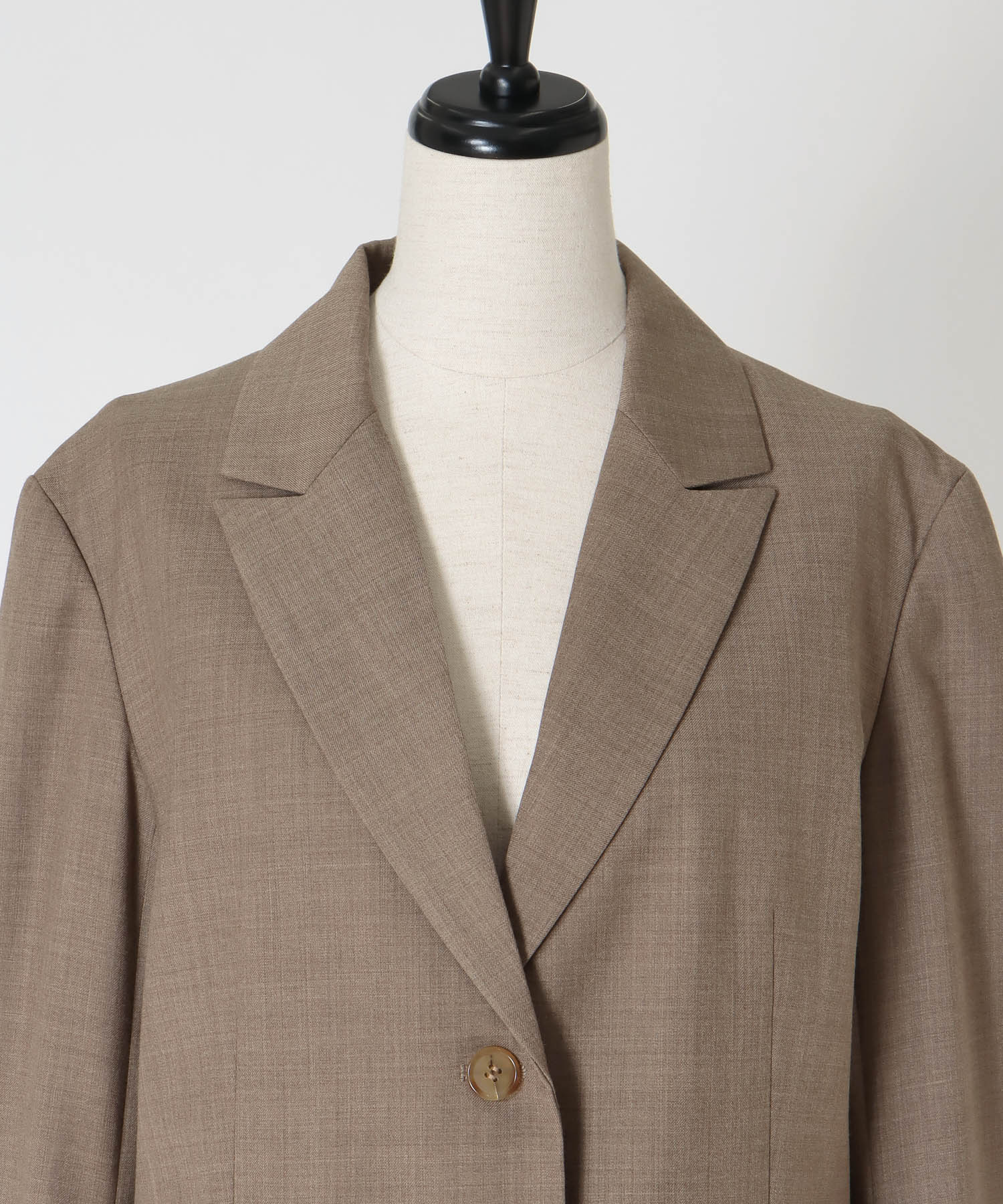 layered shirt tailored jacket