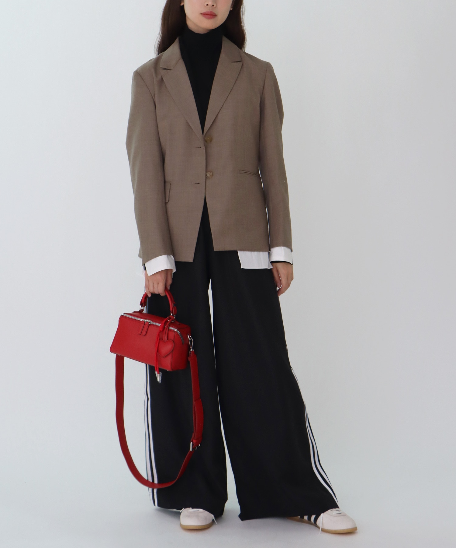 layered shirt tailored jacket