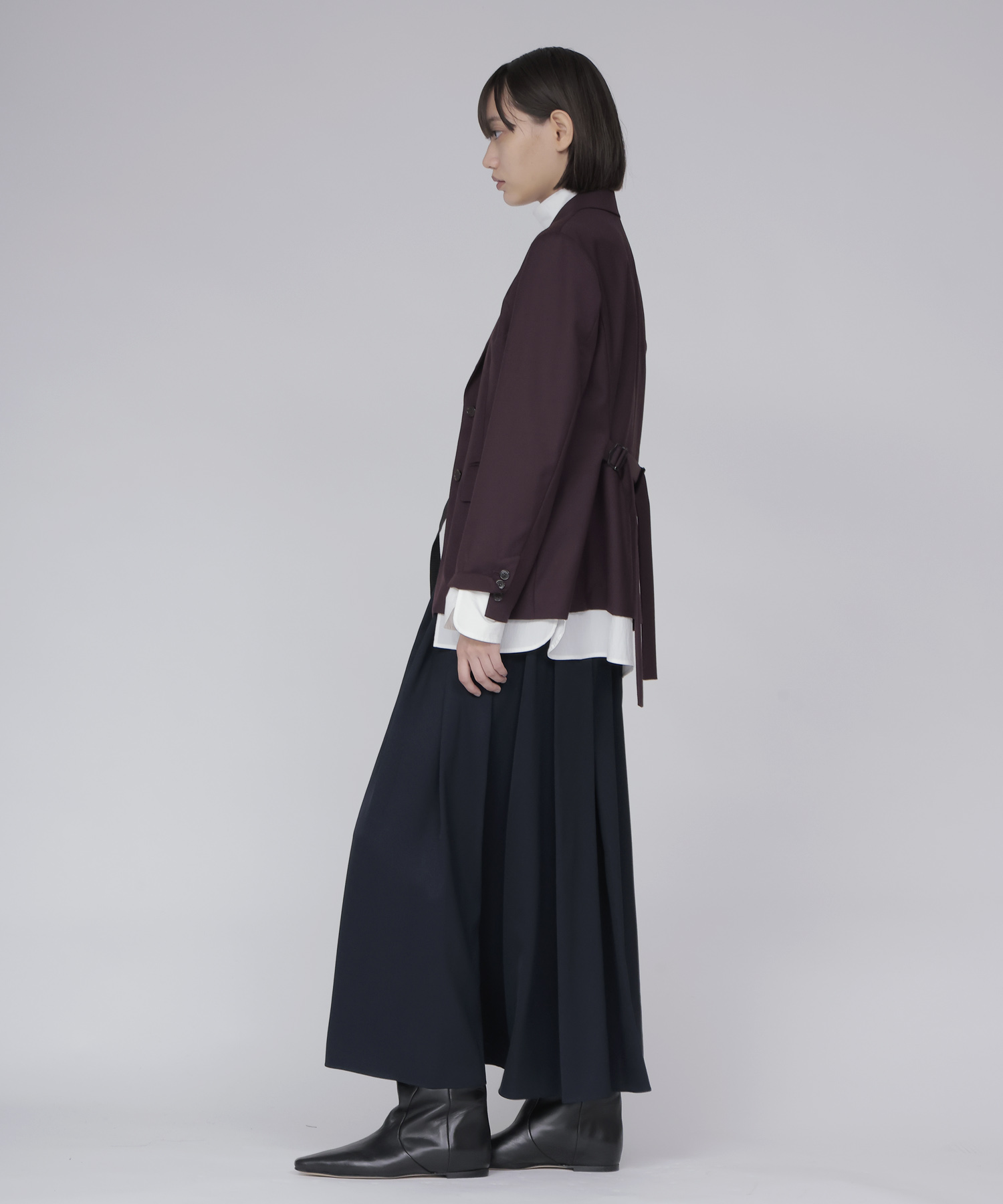 layered shirt tailored jacket