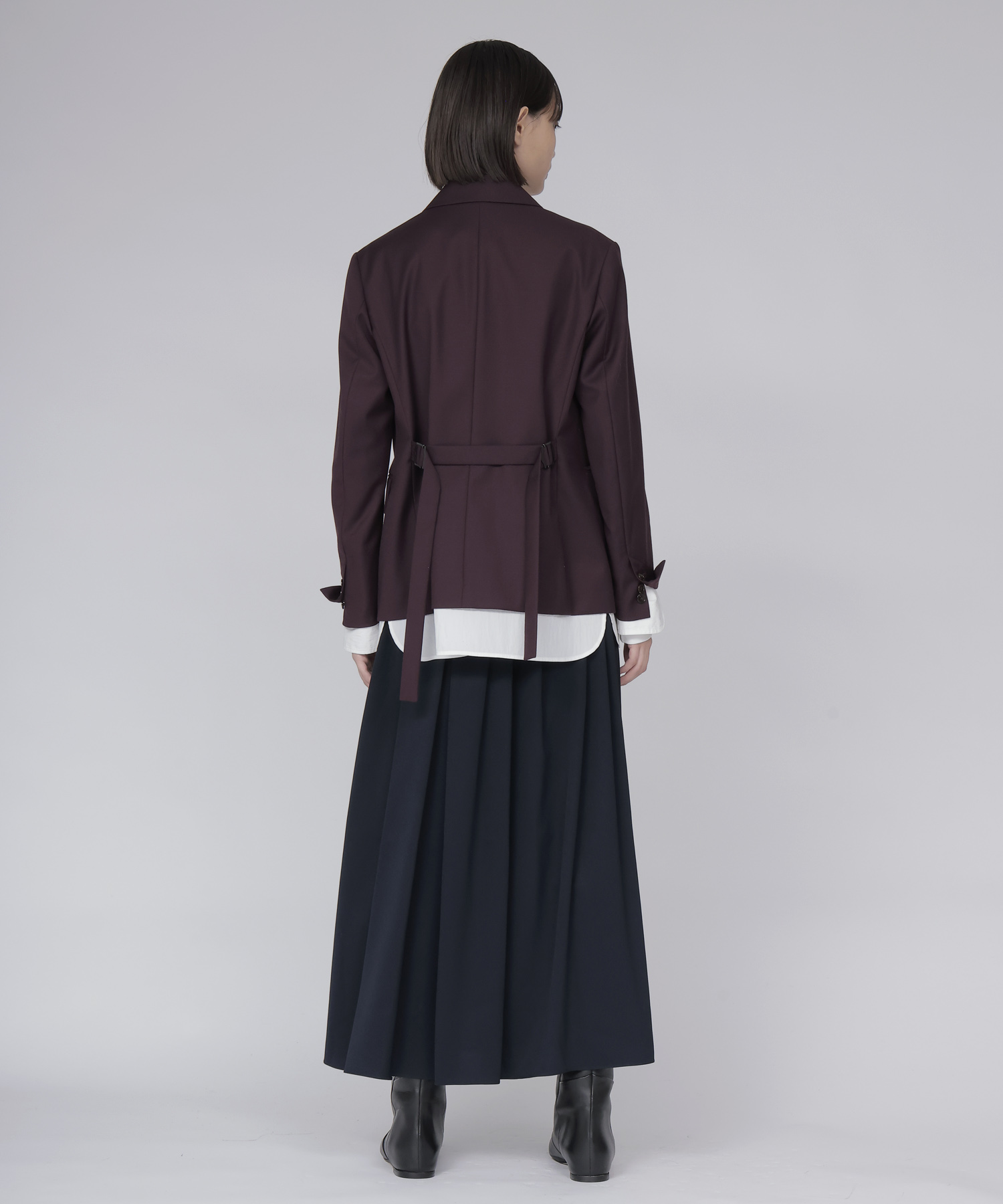 layered shirt tailored jacket