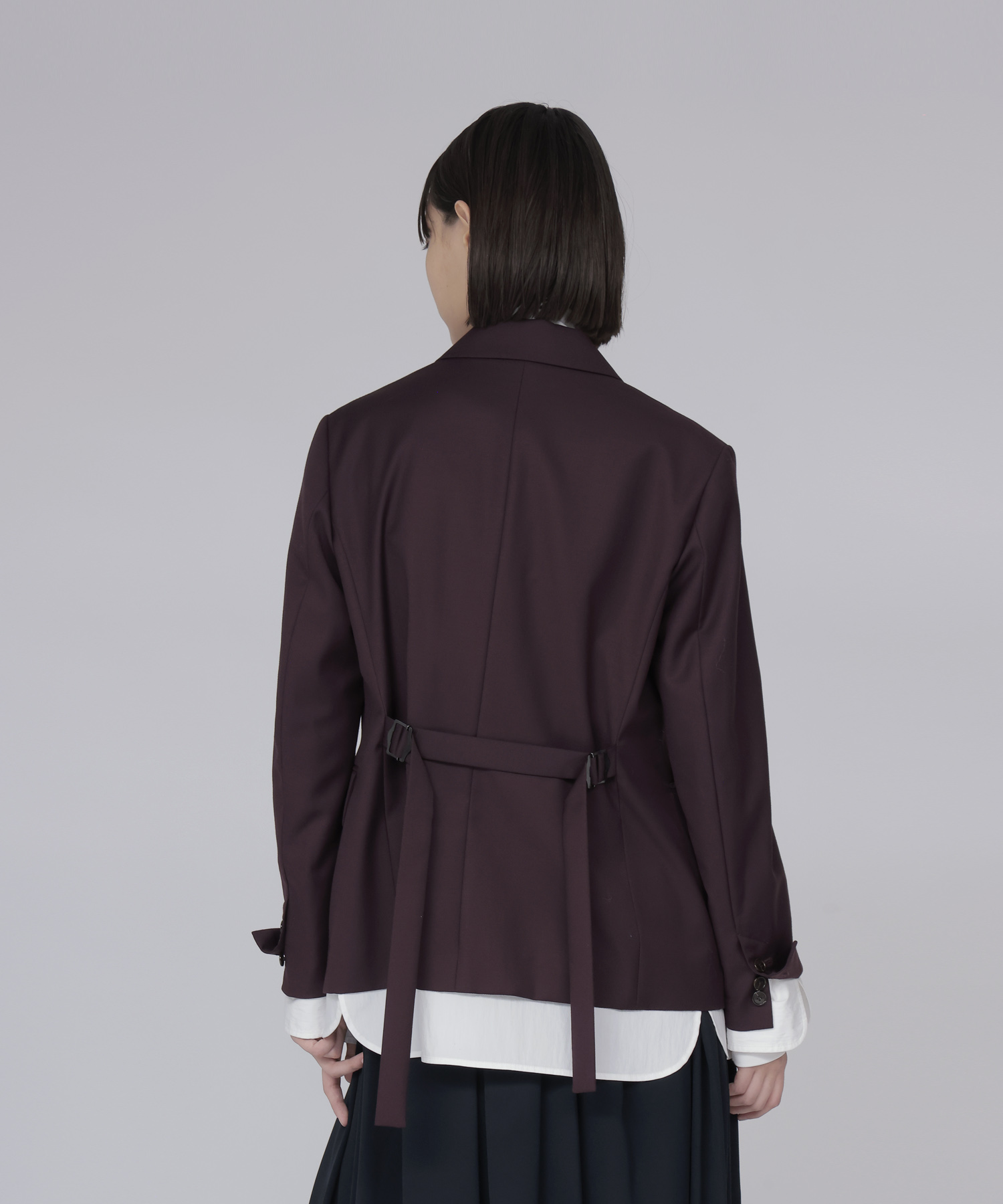layered shirt tailored jacket