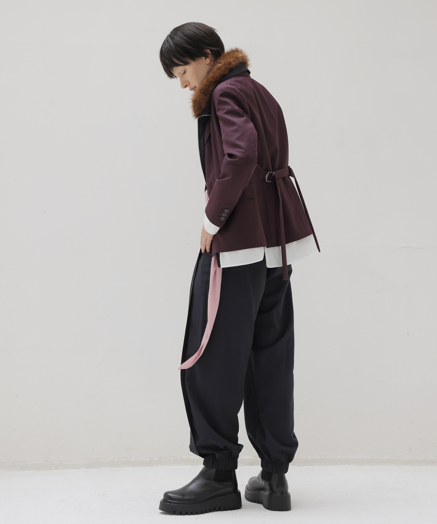 layered shirt tailored jacket