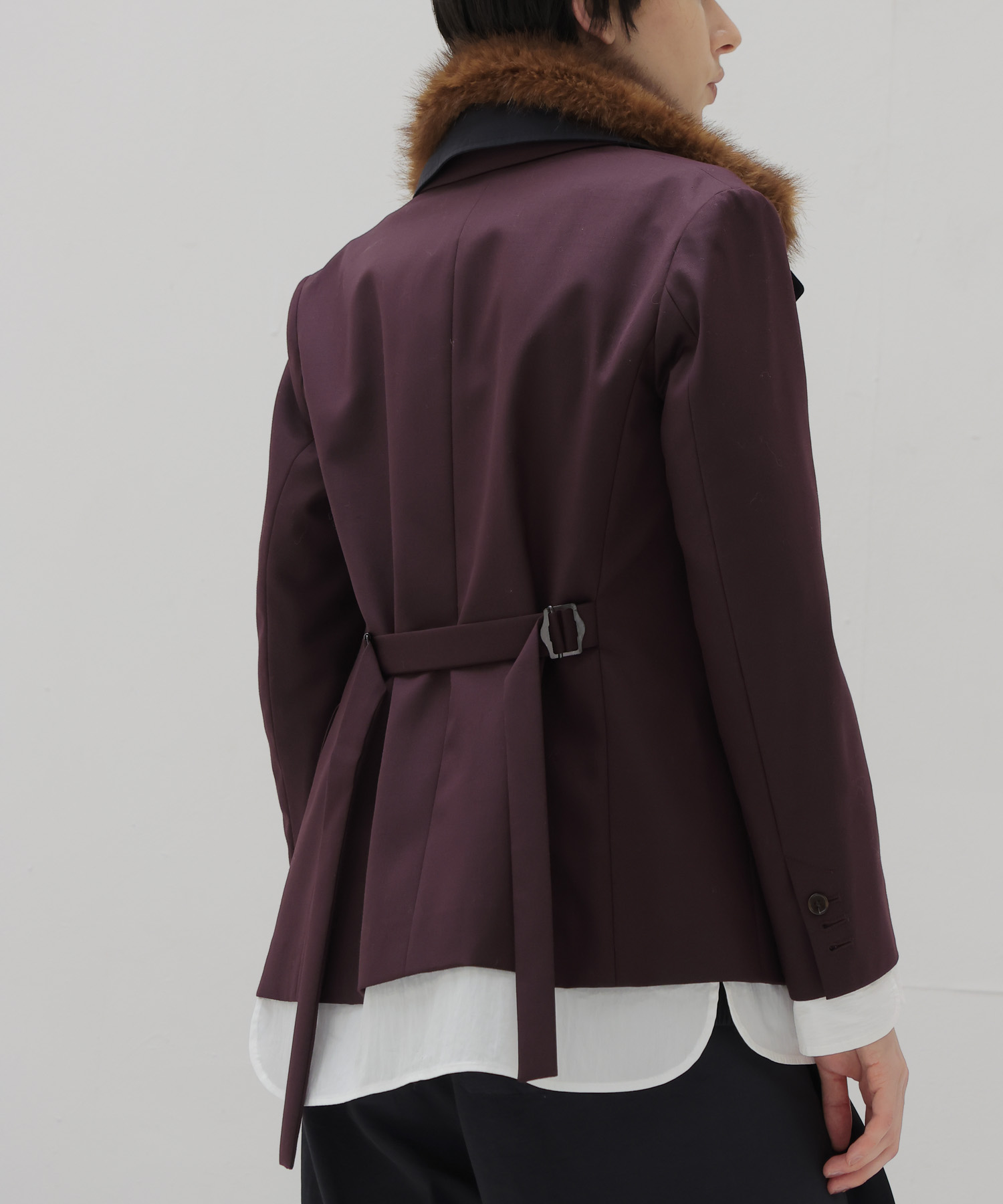 layered shirt tailored jacket