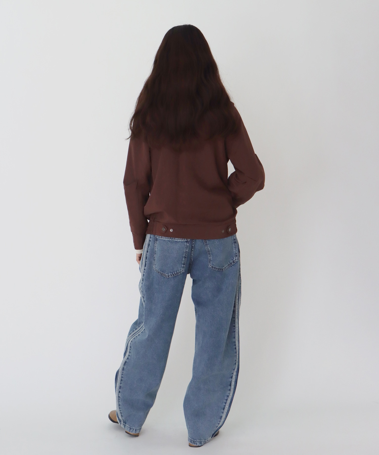 fur collar track jacket