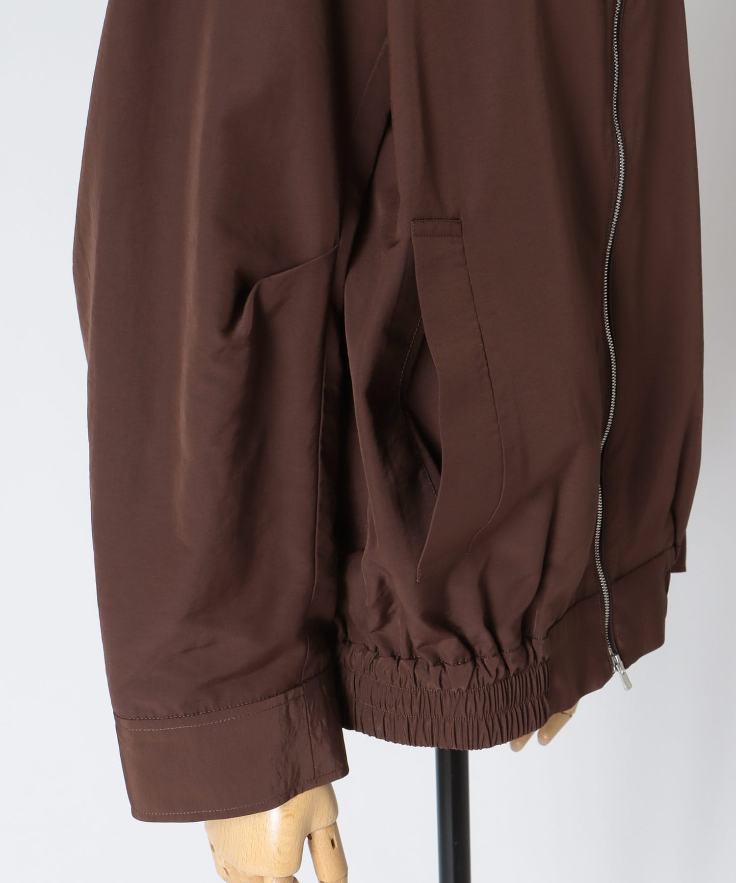 fur collar track jacket