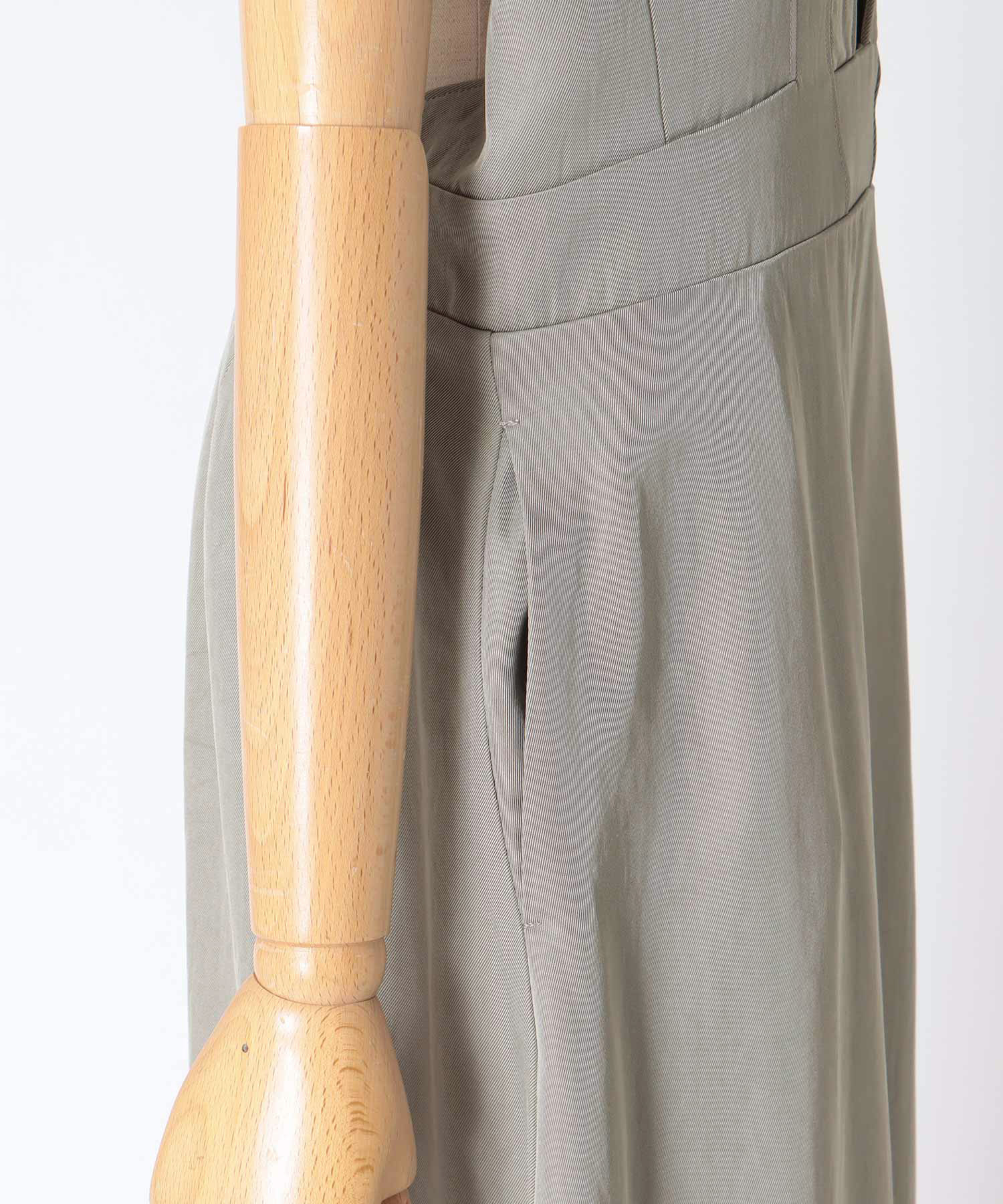 asetate twill pinafore dress