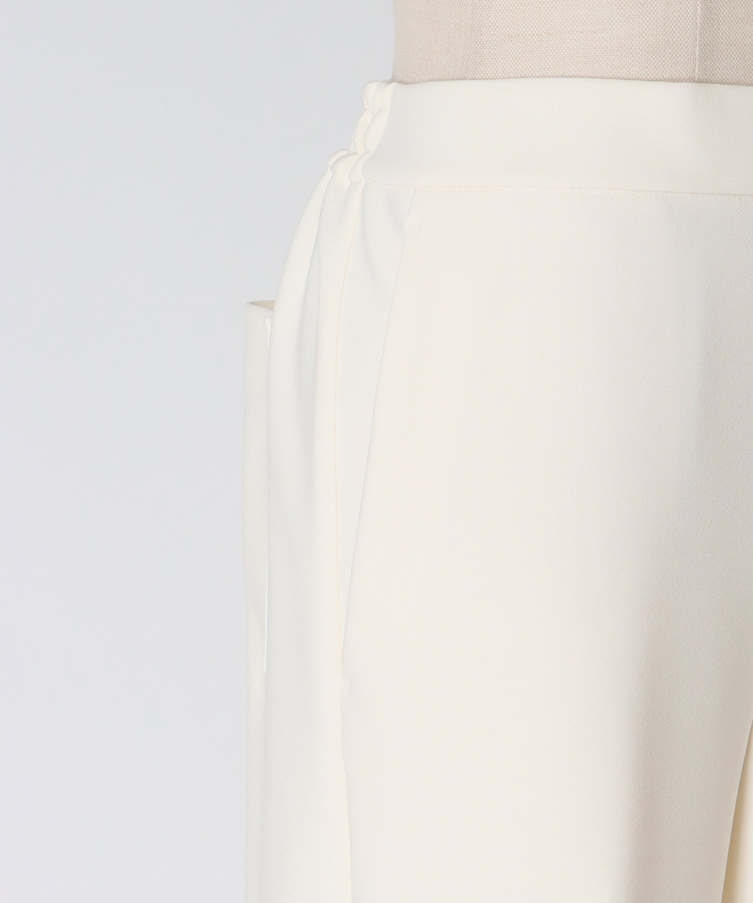 high gauge knit bonding pants