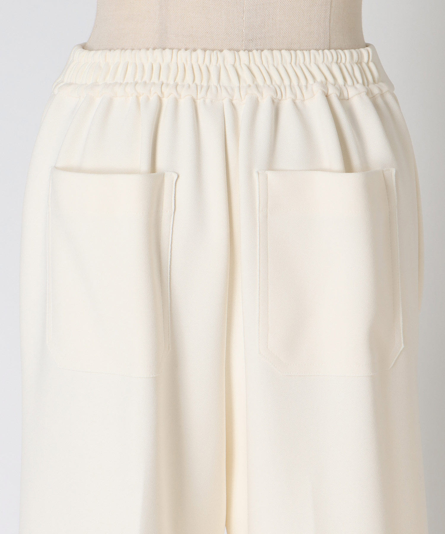 high gauge knit bonding pants