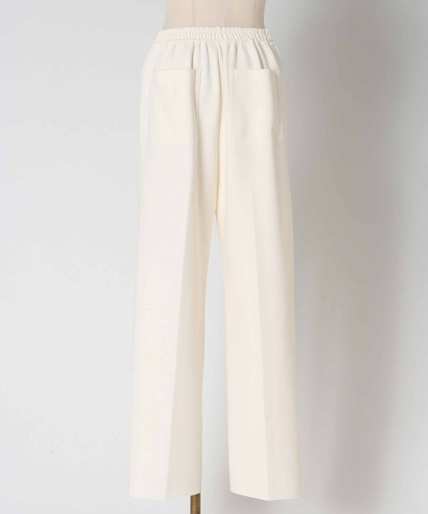 high gauge knit bonding pants