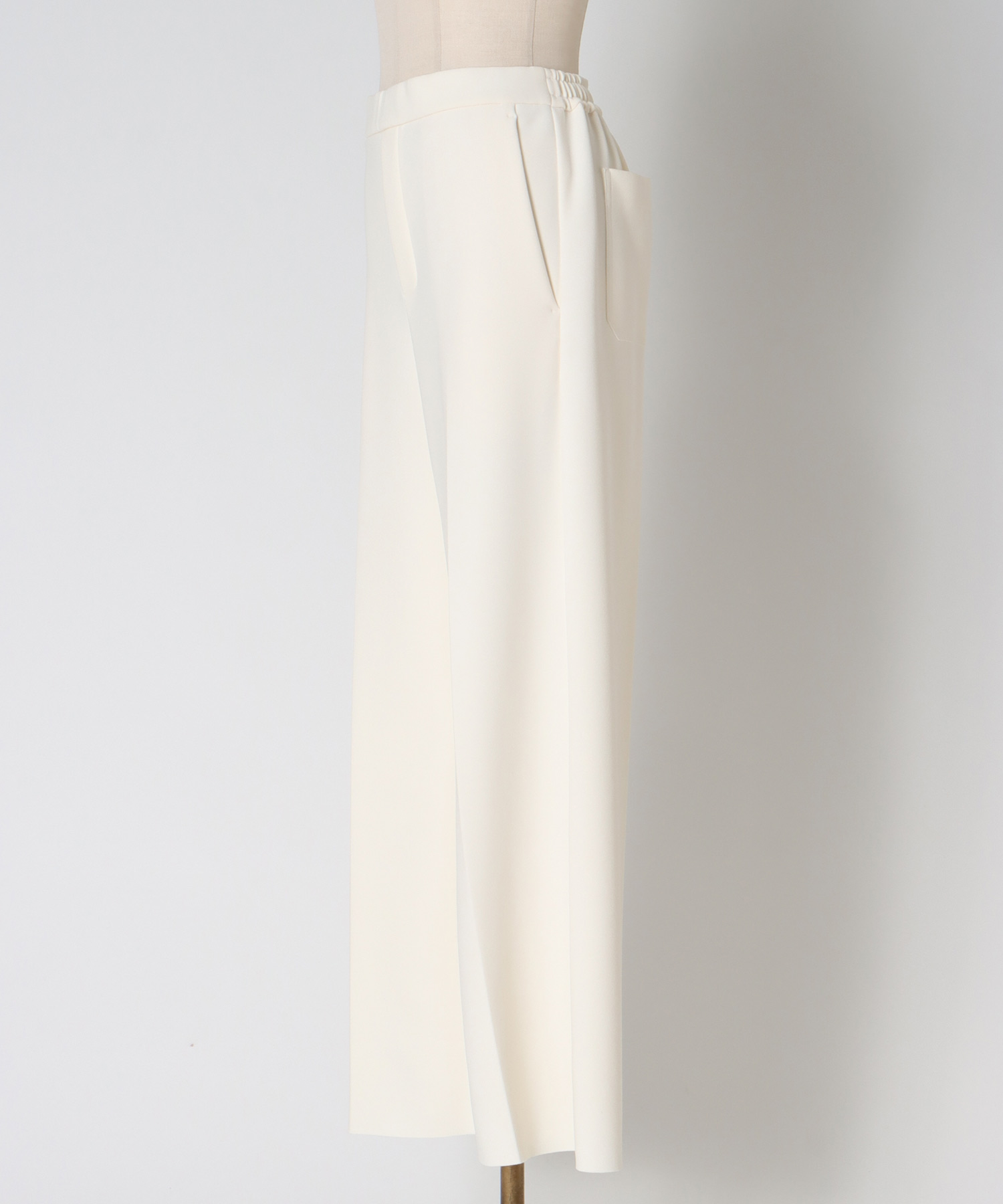 high gauge knit bonding pants