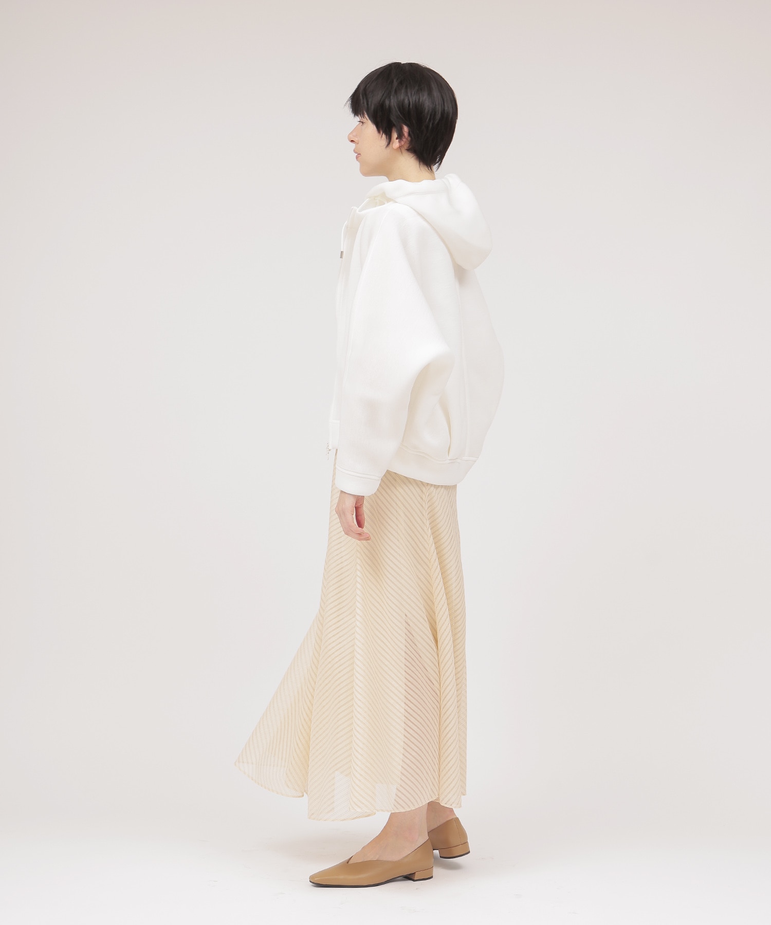 stiff dolman sleeve hoodie