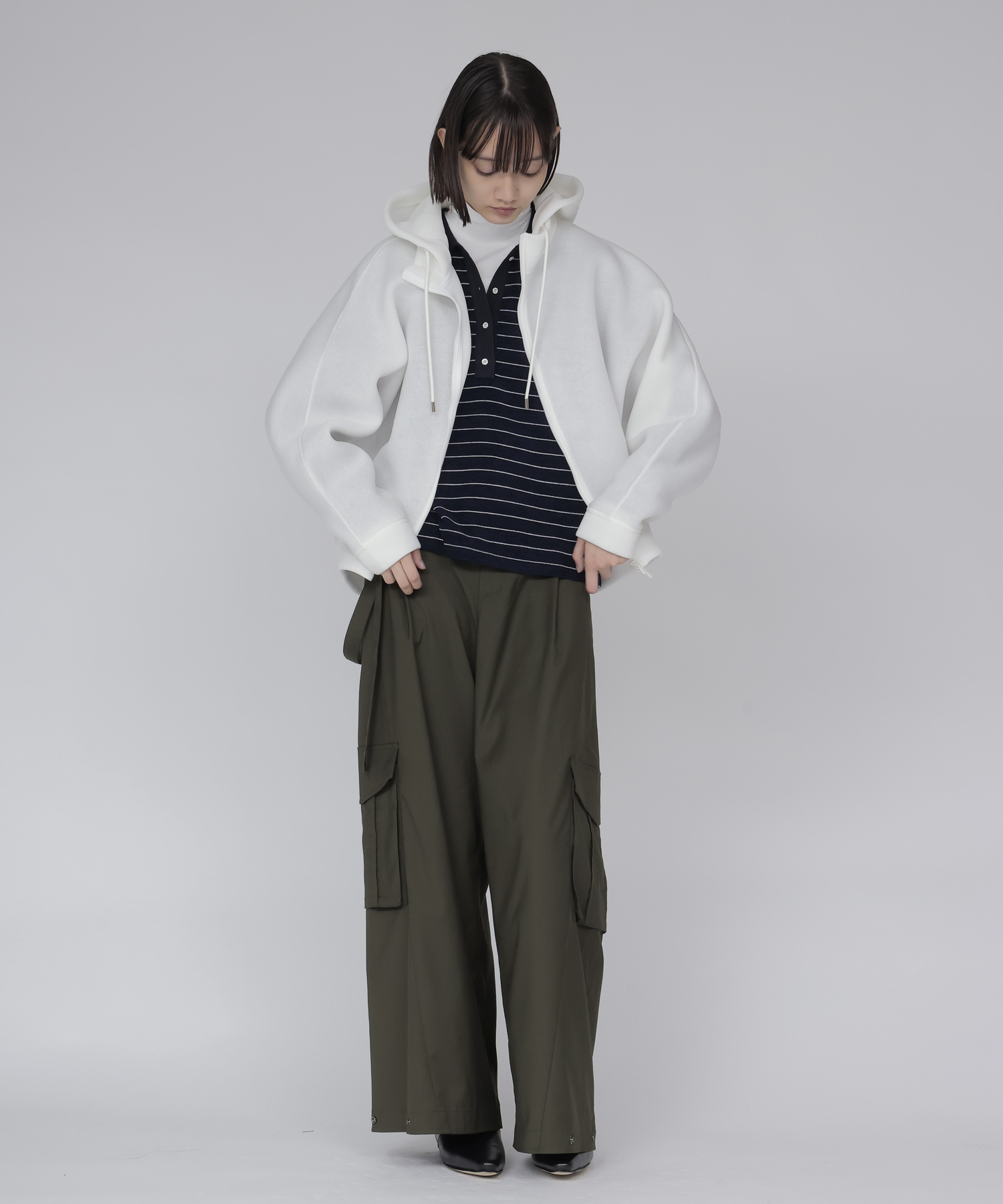 stiff dolman sleeve hoodie