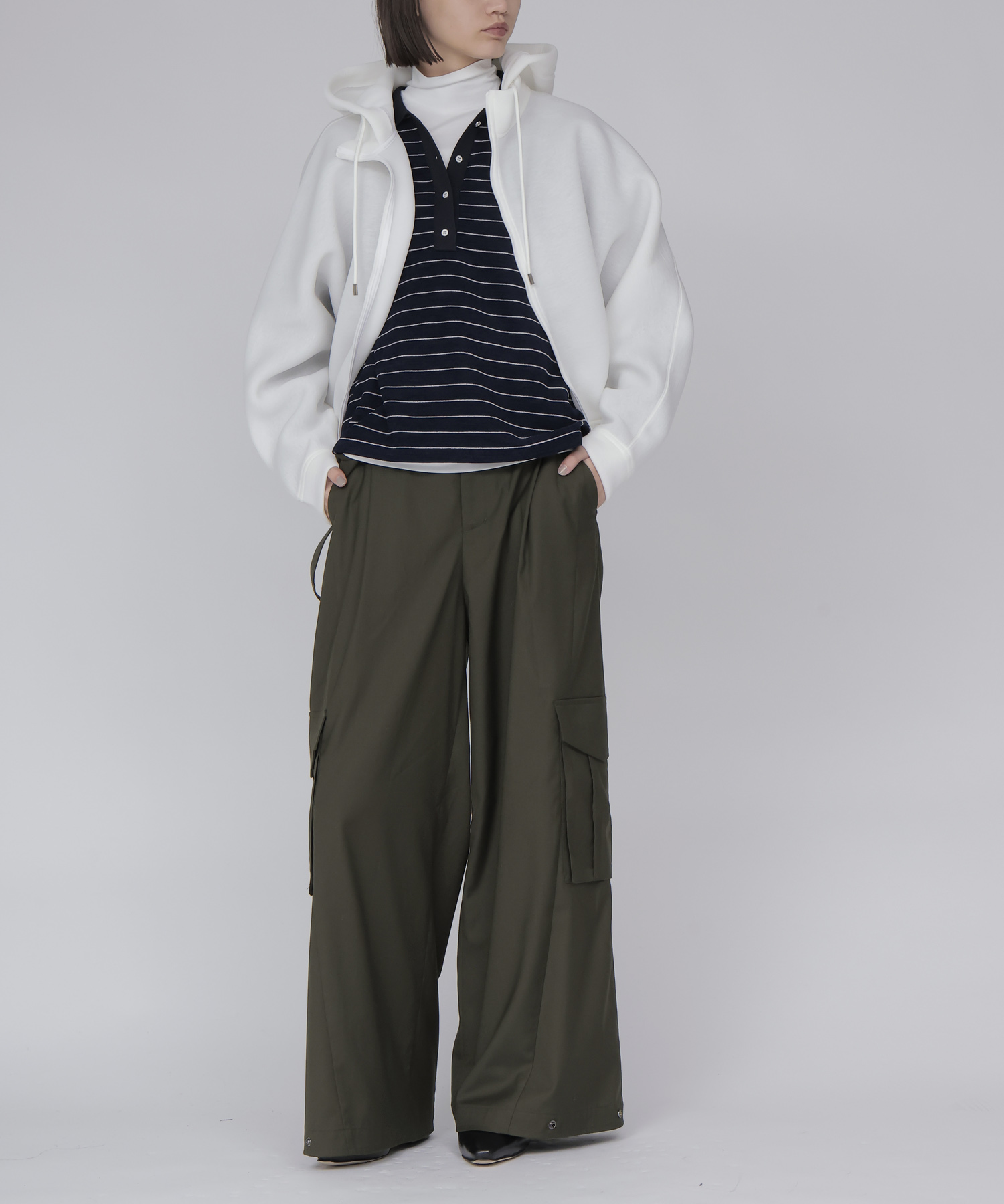 stiff dolman sleeve hoodie