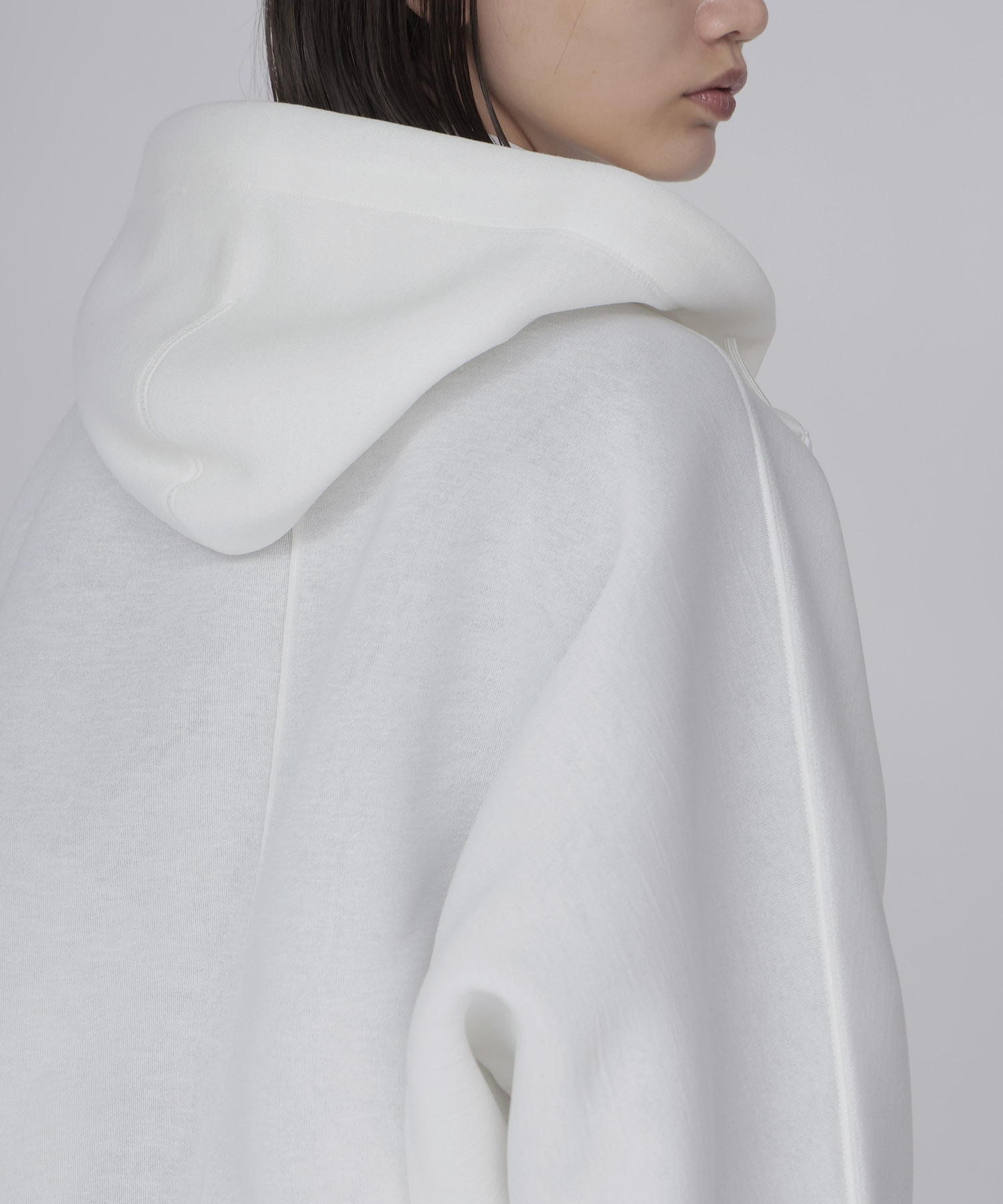 stiff dolman sleeve hoodie