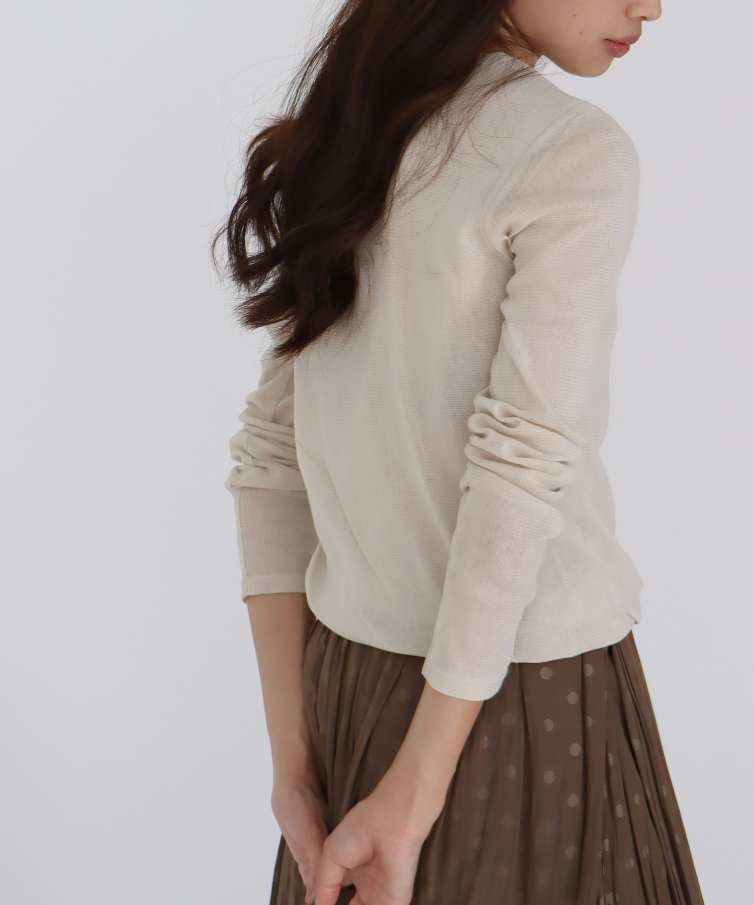 tulle short pullover