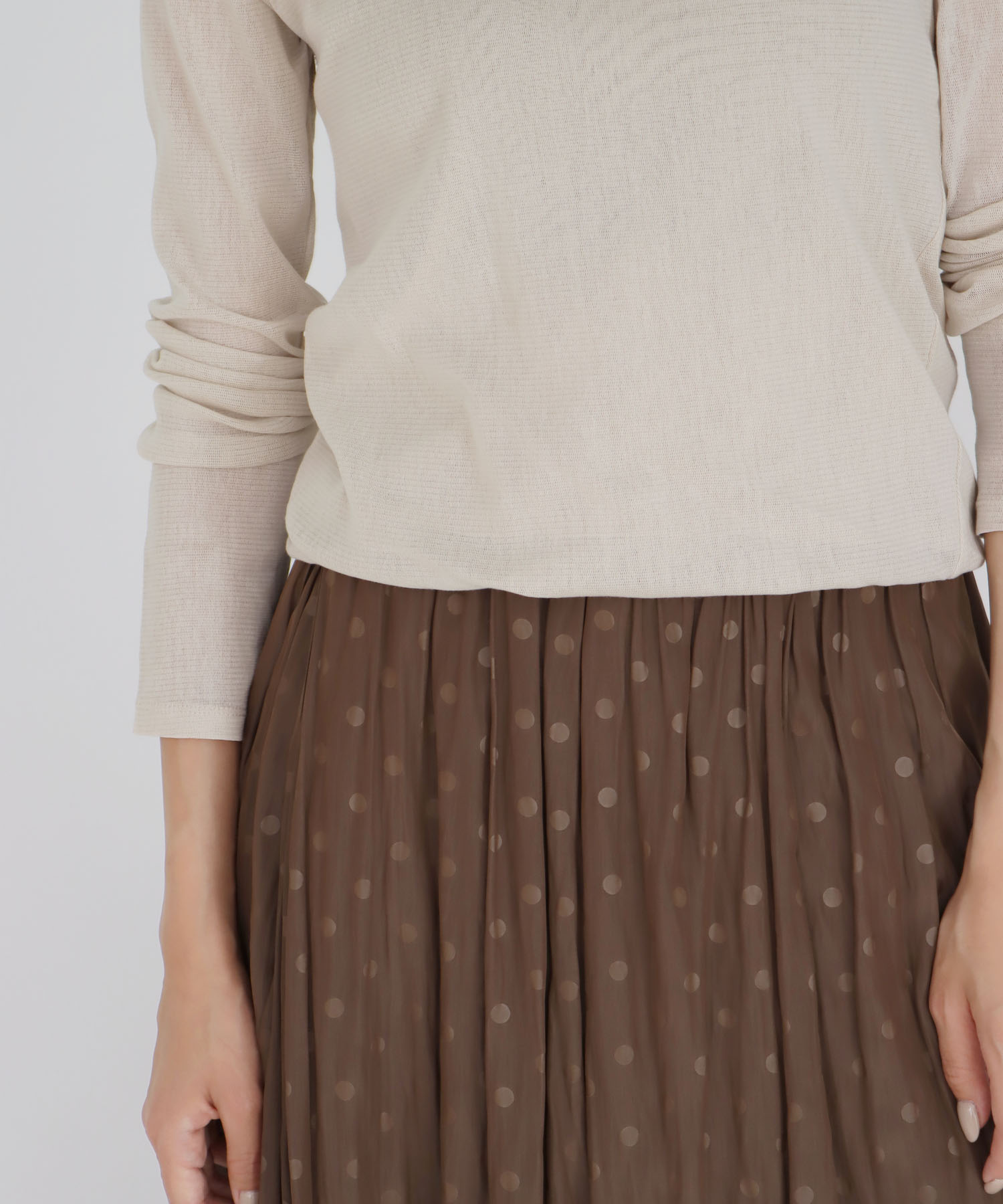 tulle short pullover