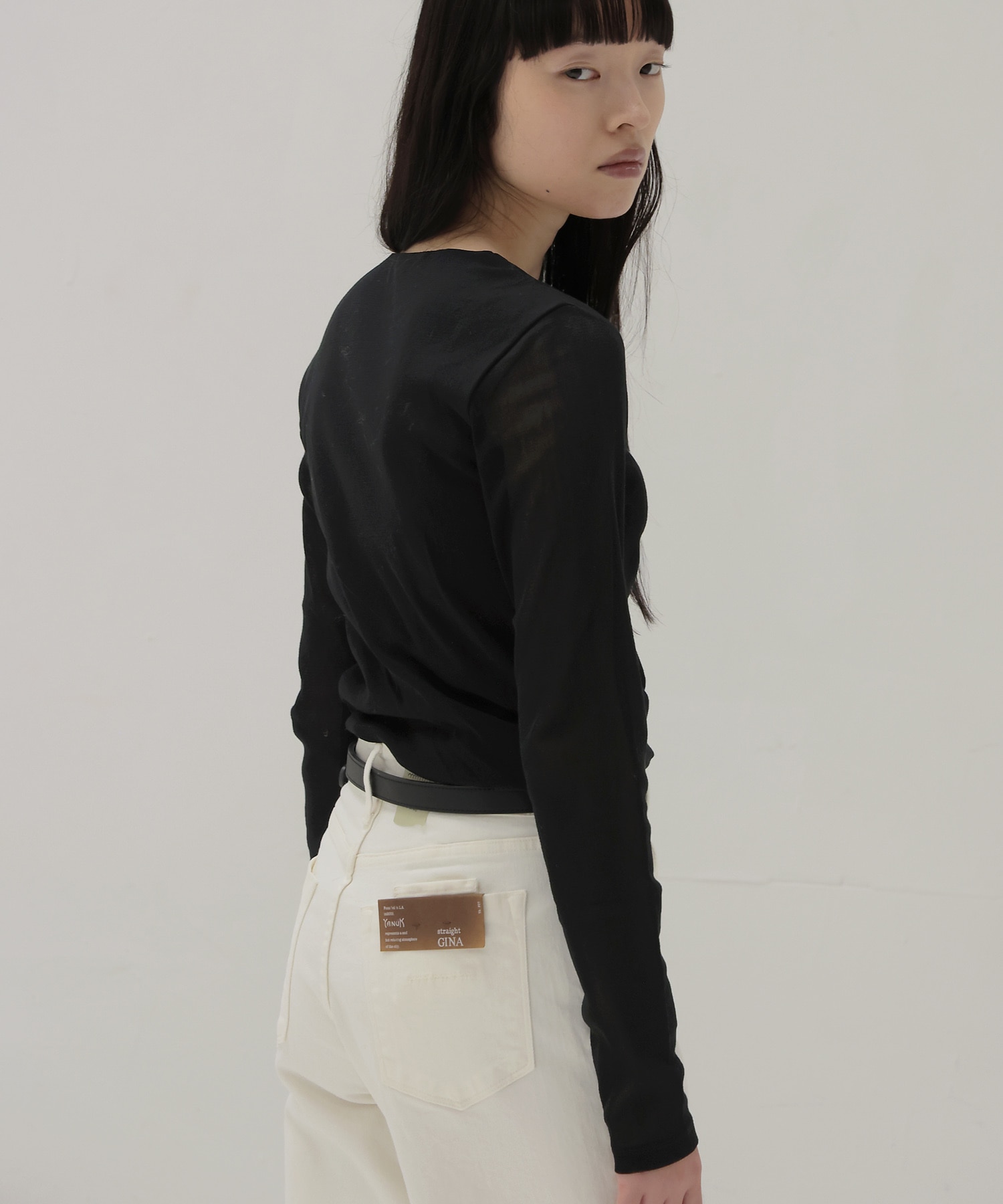 tulle short pullover