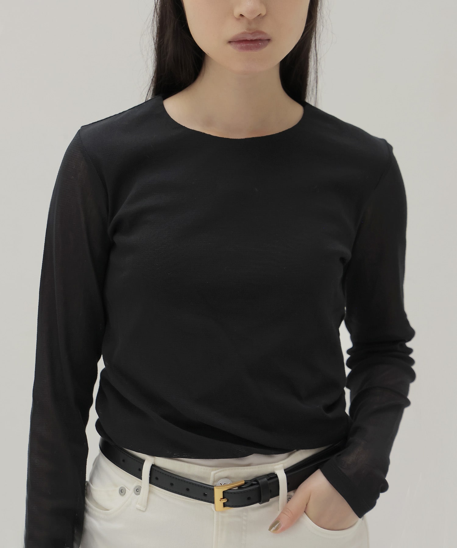 tulle short pullover