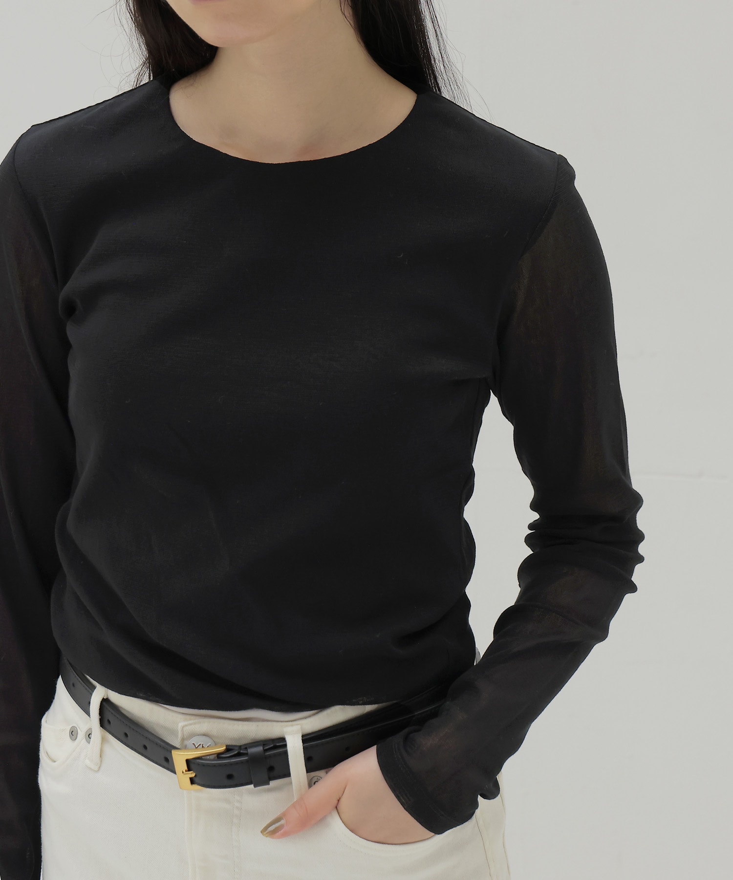 tulle short pullover