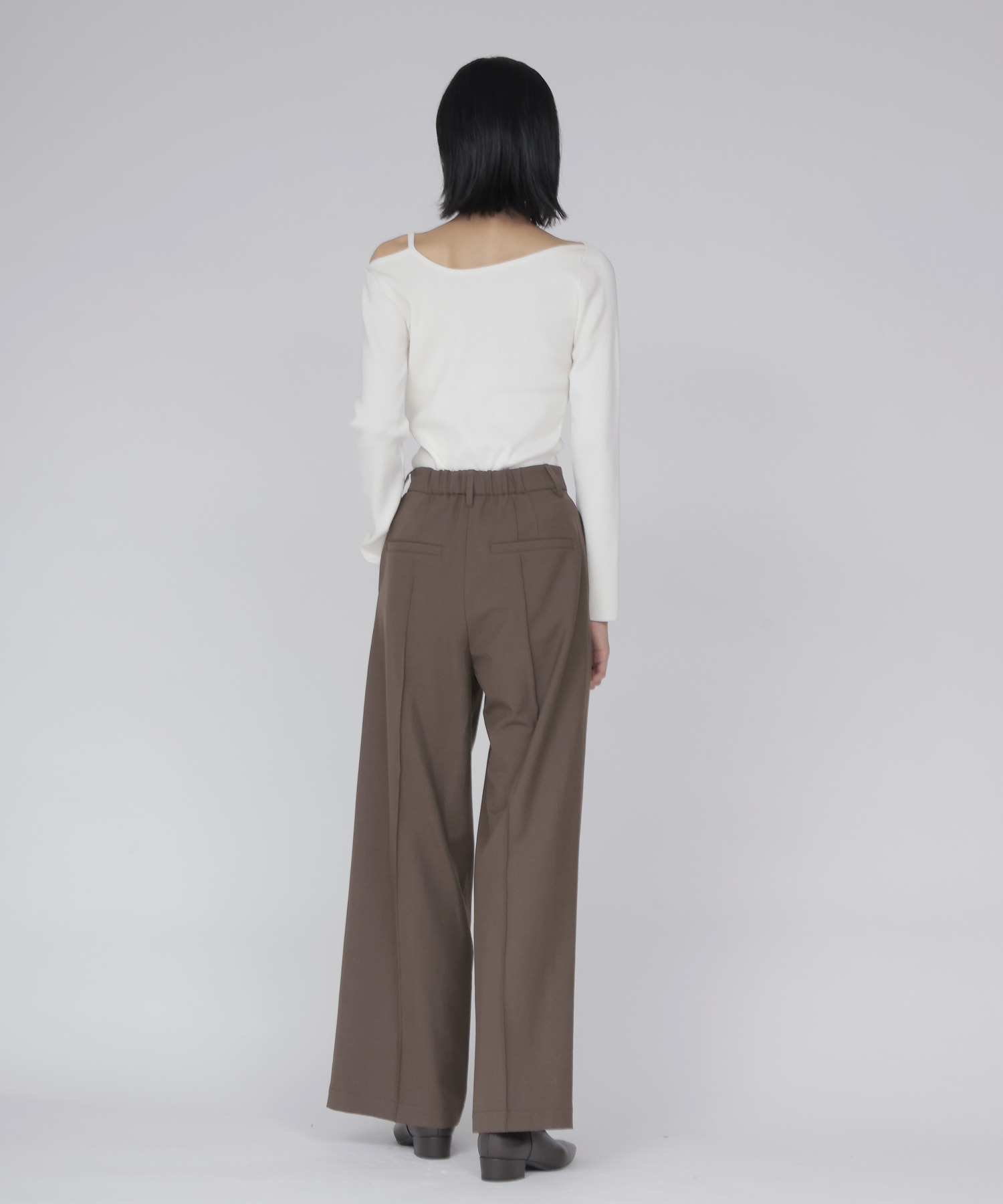 asymmetry rib pullover