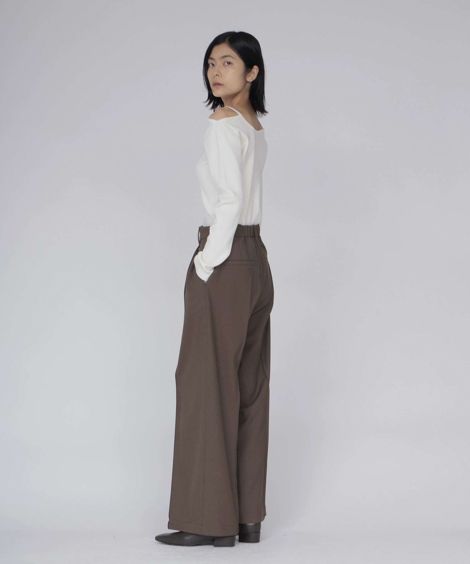 asymmetry rib pullover